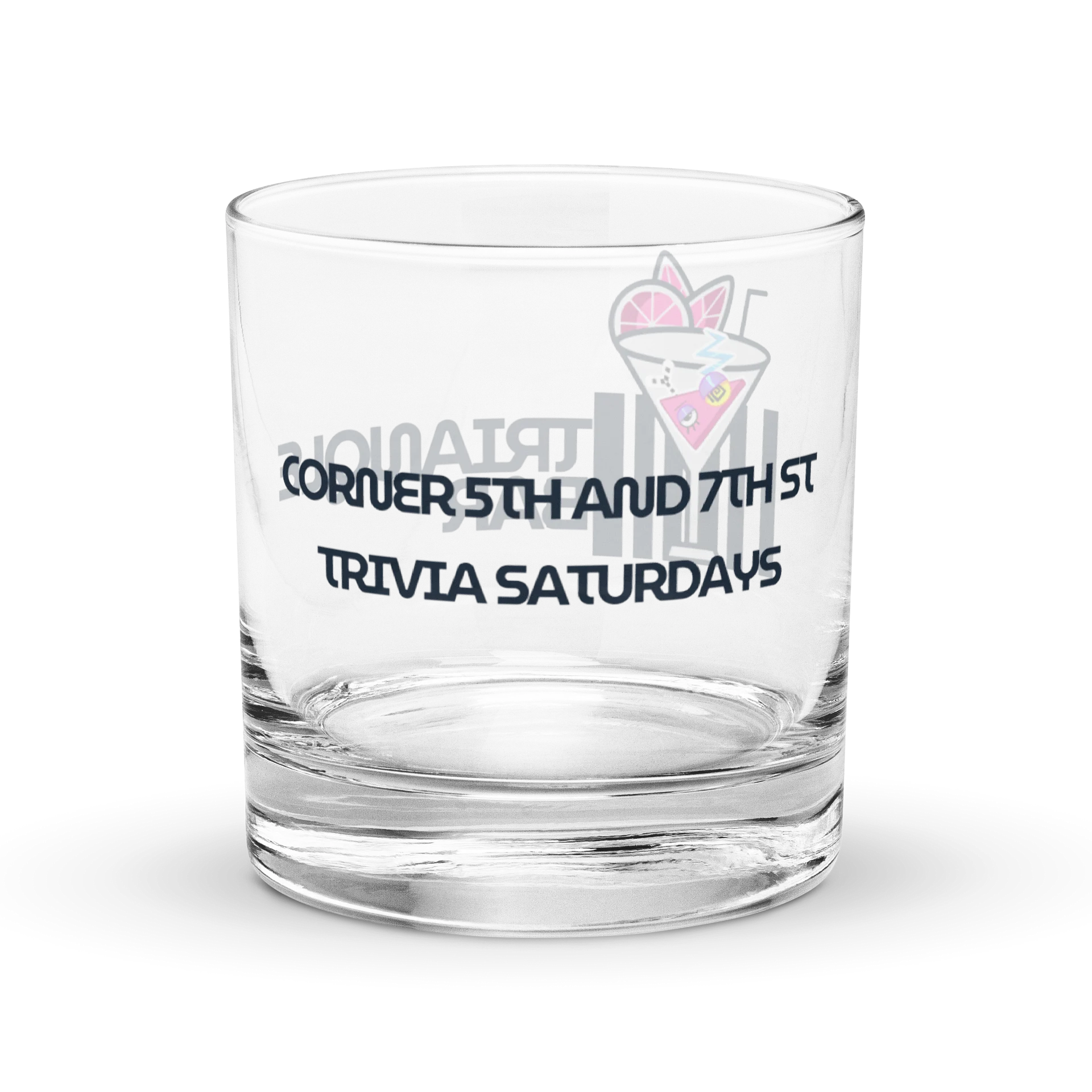 LowkeyFire TADC Triangle Bar Rocks Glass product image (3)