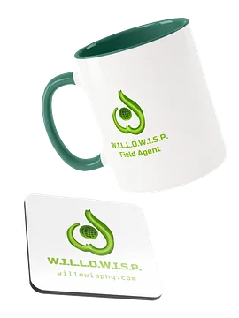 Field Mug and Coaster (twotone)