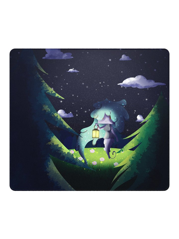 Cute Chibi Ghost Gaming Mouse Pad product image (2)