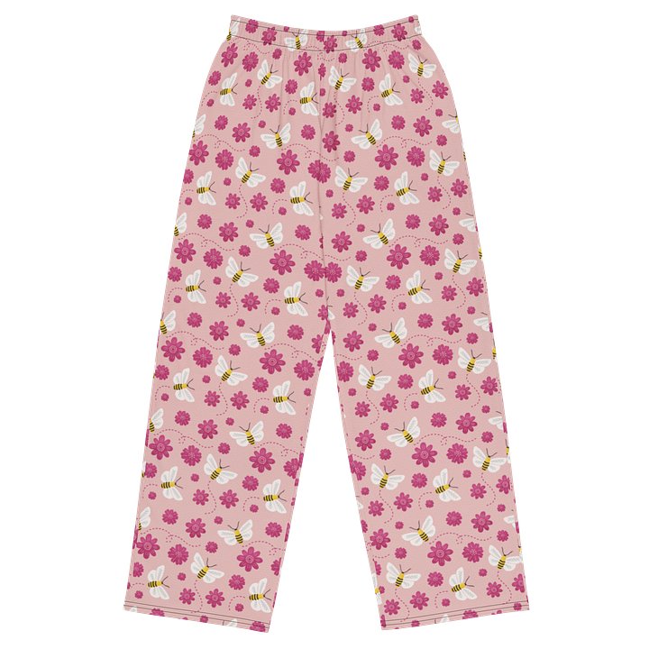 Little Pink Bees Unisex Wide Leg Pant product image (1)