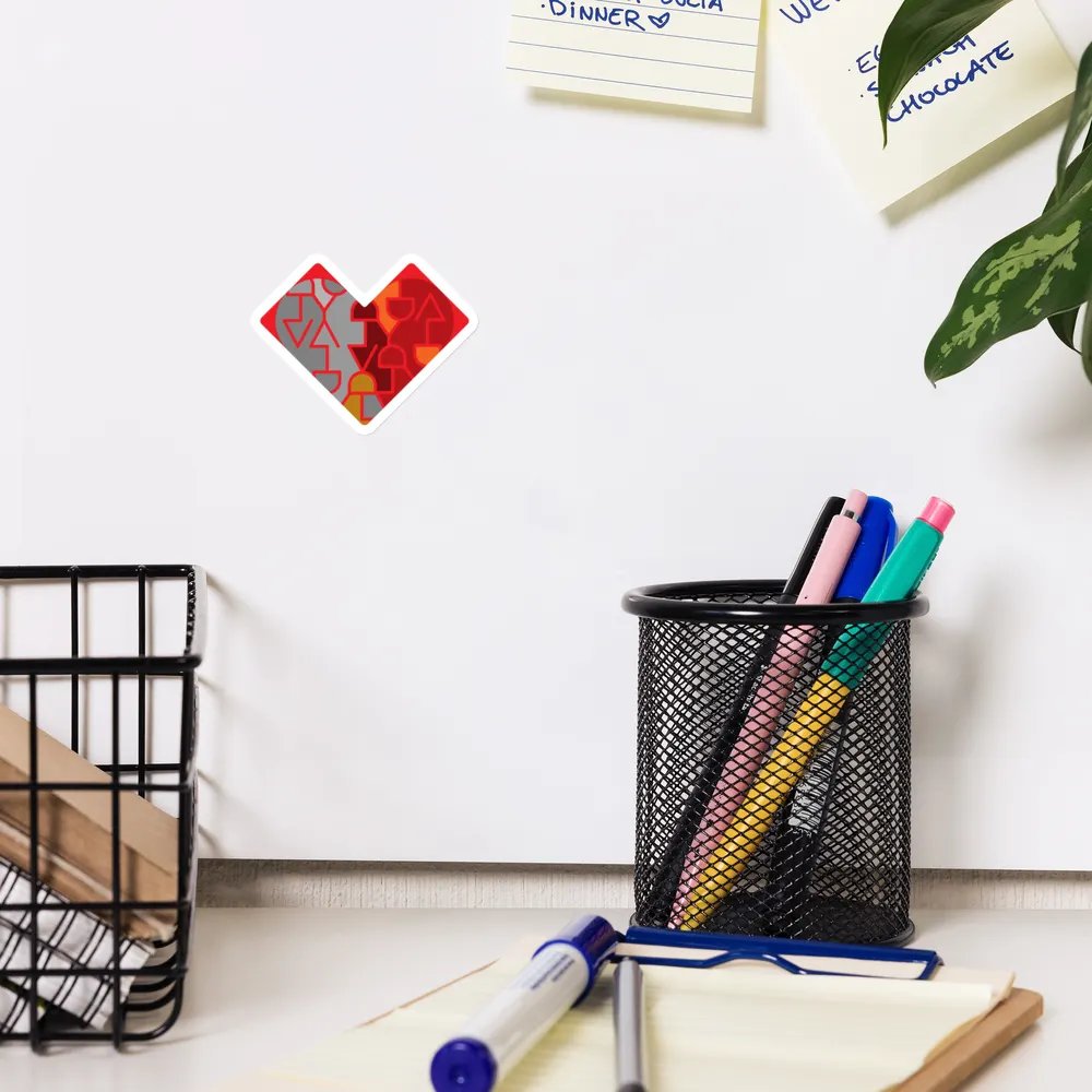 I Love You Dad Icon / MO Heart Magnets product image (10)