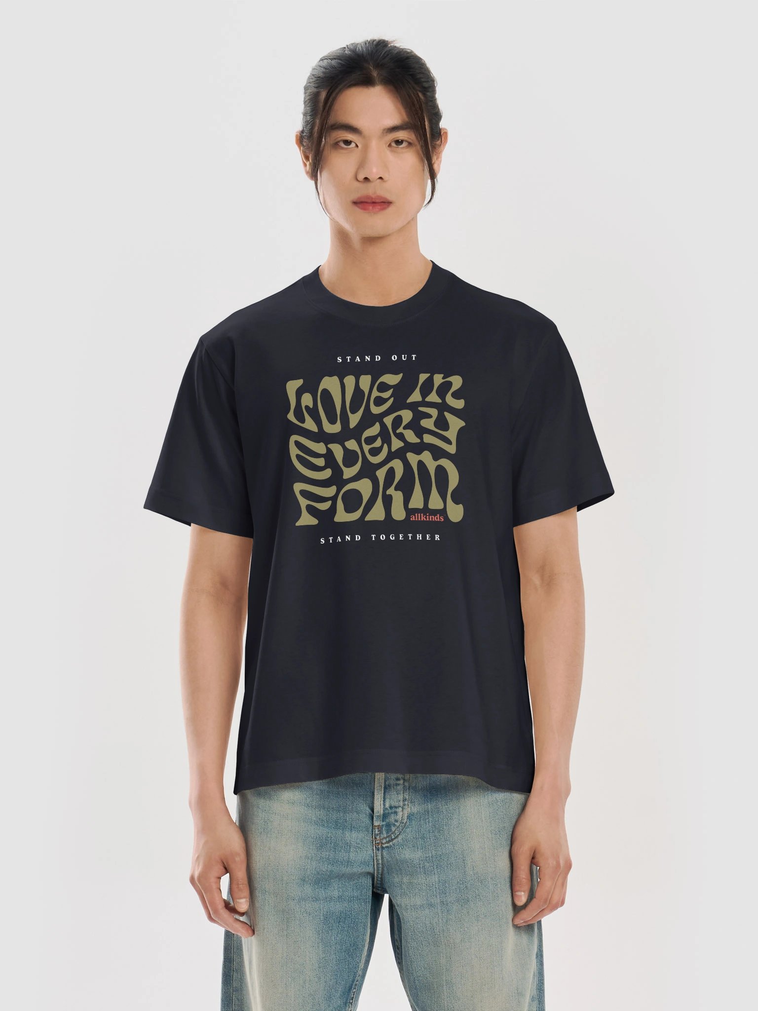 the 'love in every form' tee | dark product image (2)