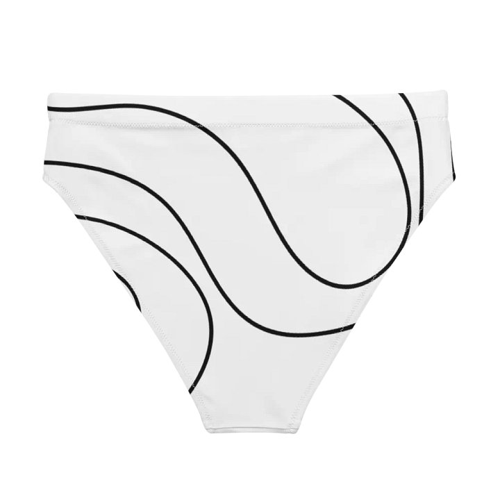 Fly Diiqqiidy ladies Patterned waste-high recycled bikini bottoms product image (2)