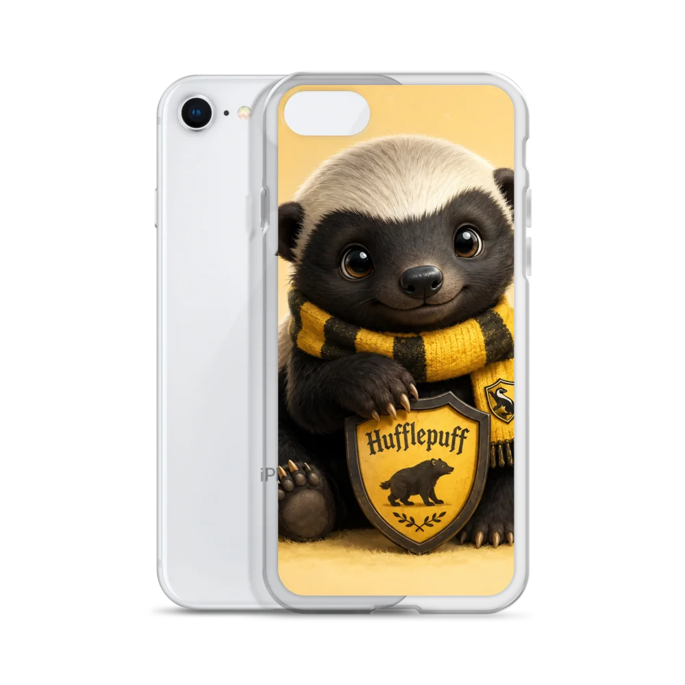Hufflepuff Badger Clear iPhone Case product image (55)