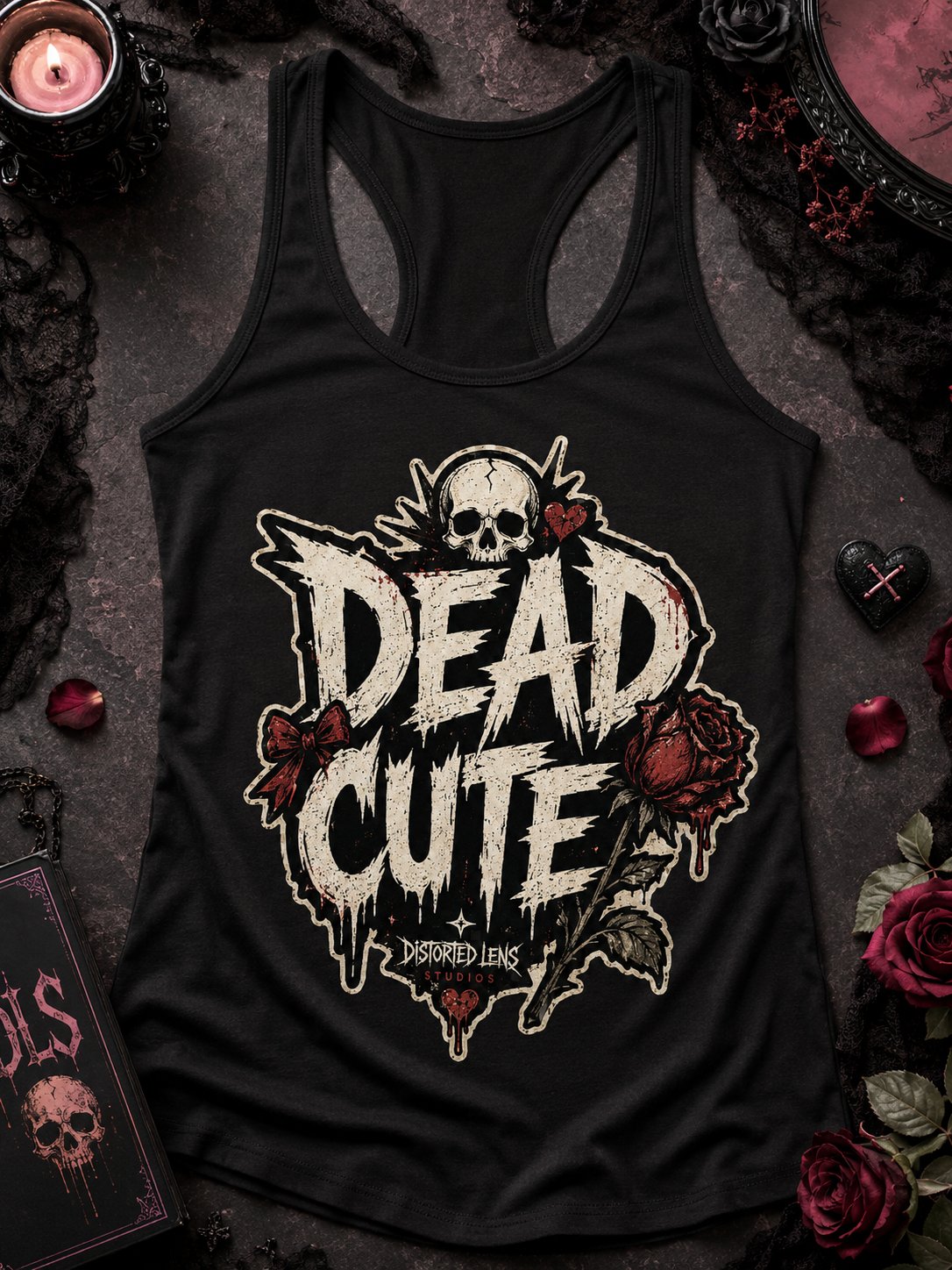 Dead Cute Racerback Tank product image (2)