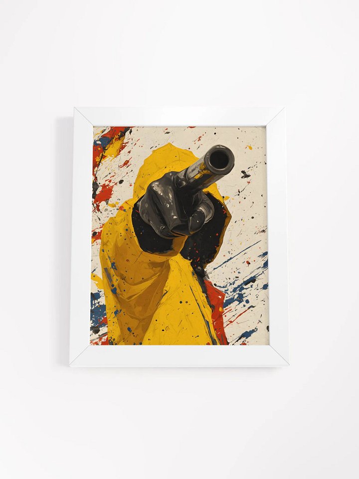 Framed wall art, titled 'Accusing can be the same as shooting' product image (13)