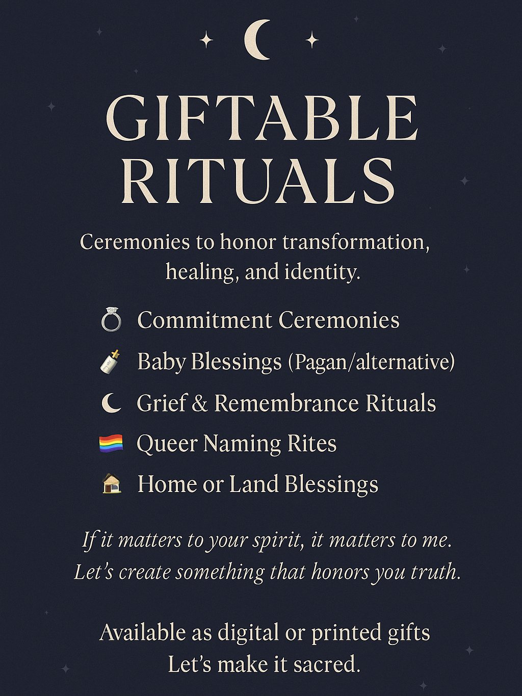 🌕 Other Rites & Giftable Ceremonies product image (1)