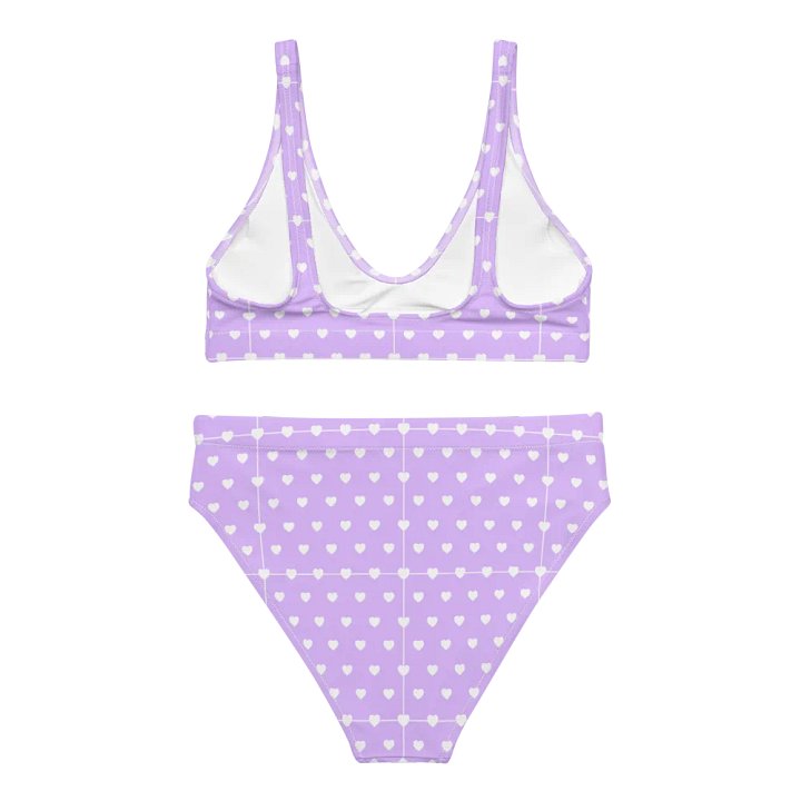 Pastel Heart Seamless Pattern High Waisted Bikini - V3 product image (2)