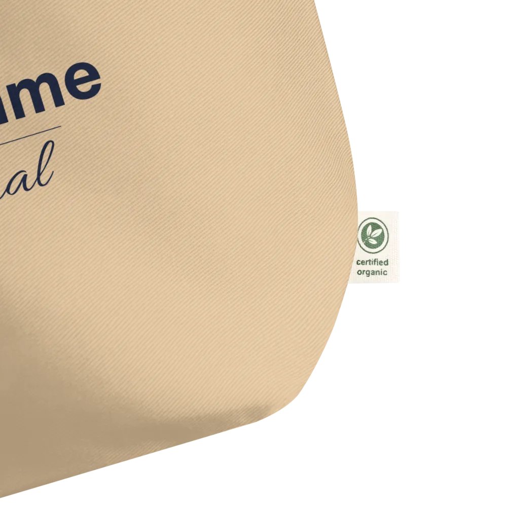 Eco Tote Too with Navy Logotype product image (4)