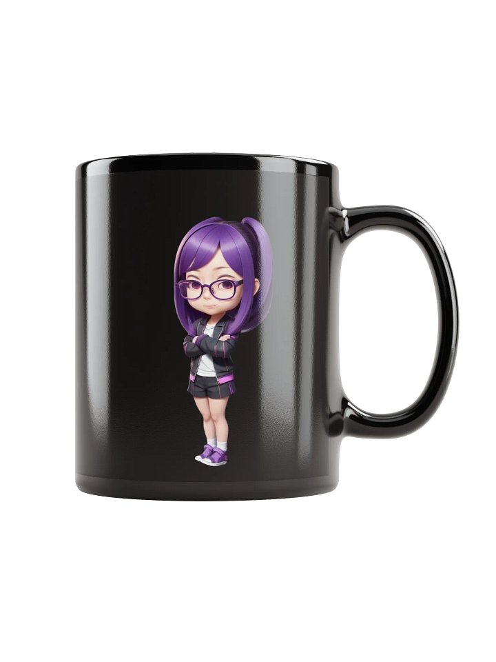 (PURPLE CHIBI) K Black Mug product image (1)