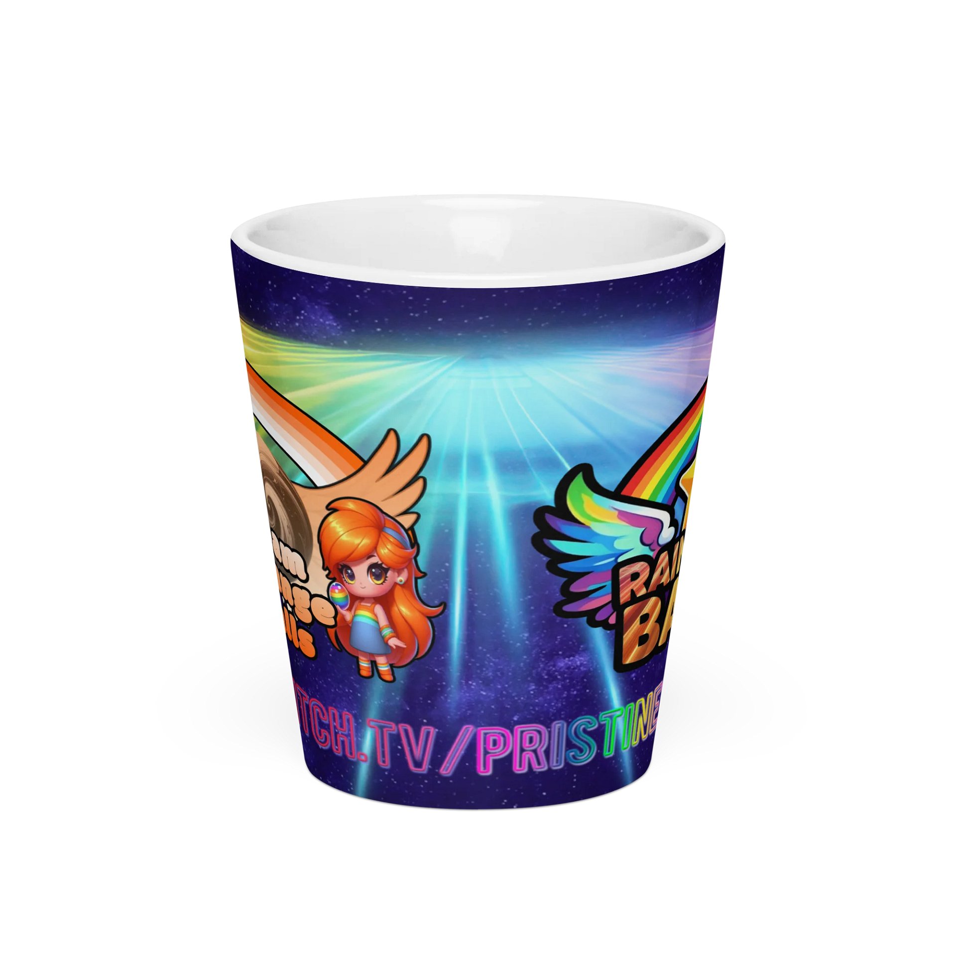 Team Orange Balls Latte Mug product image (2)