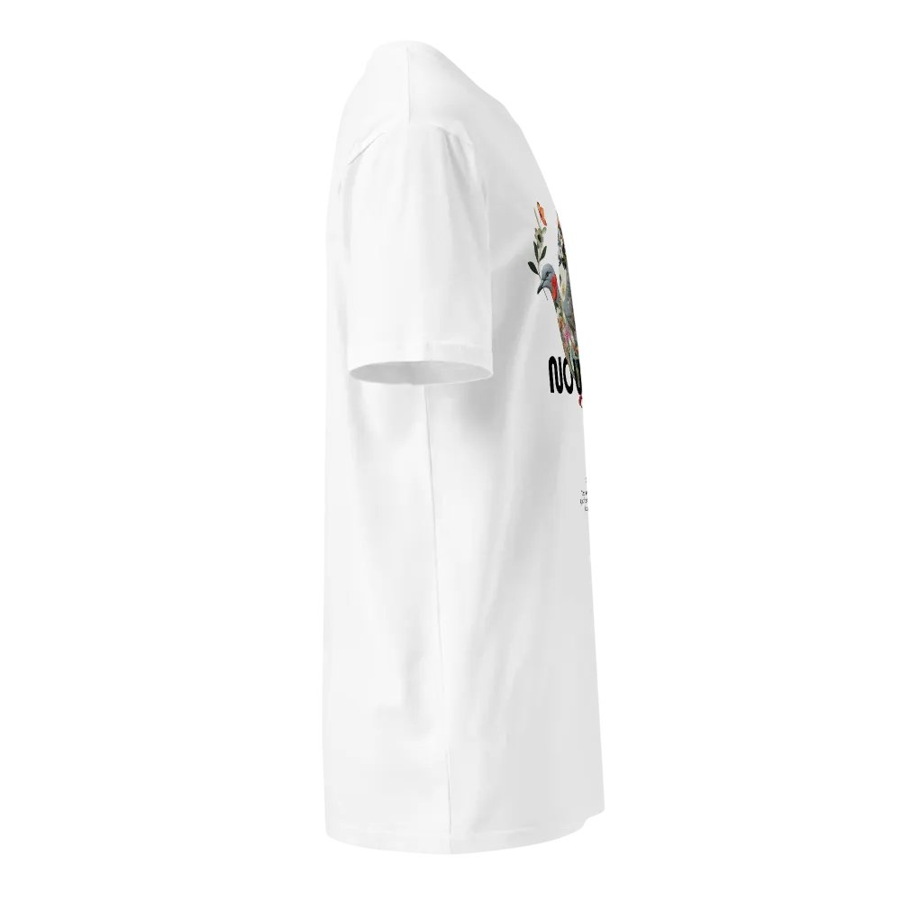 Floral Dove Peace “No Wars” | Micah 4:3 T-Shirt product image (2)