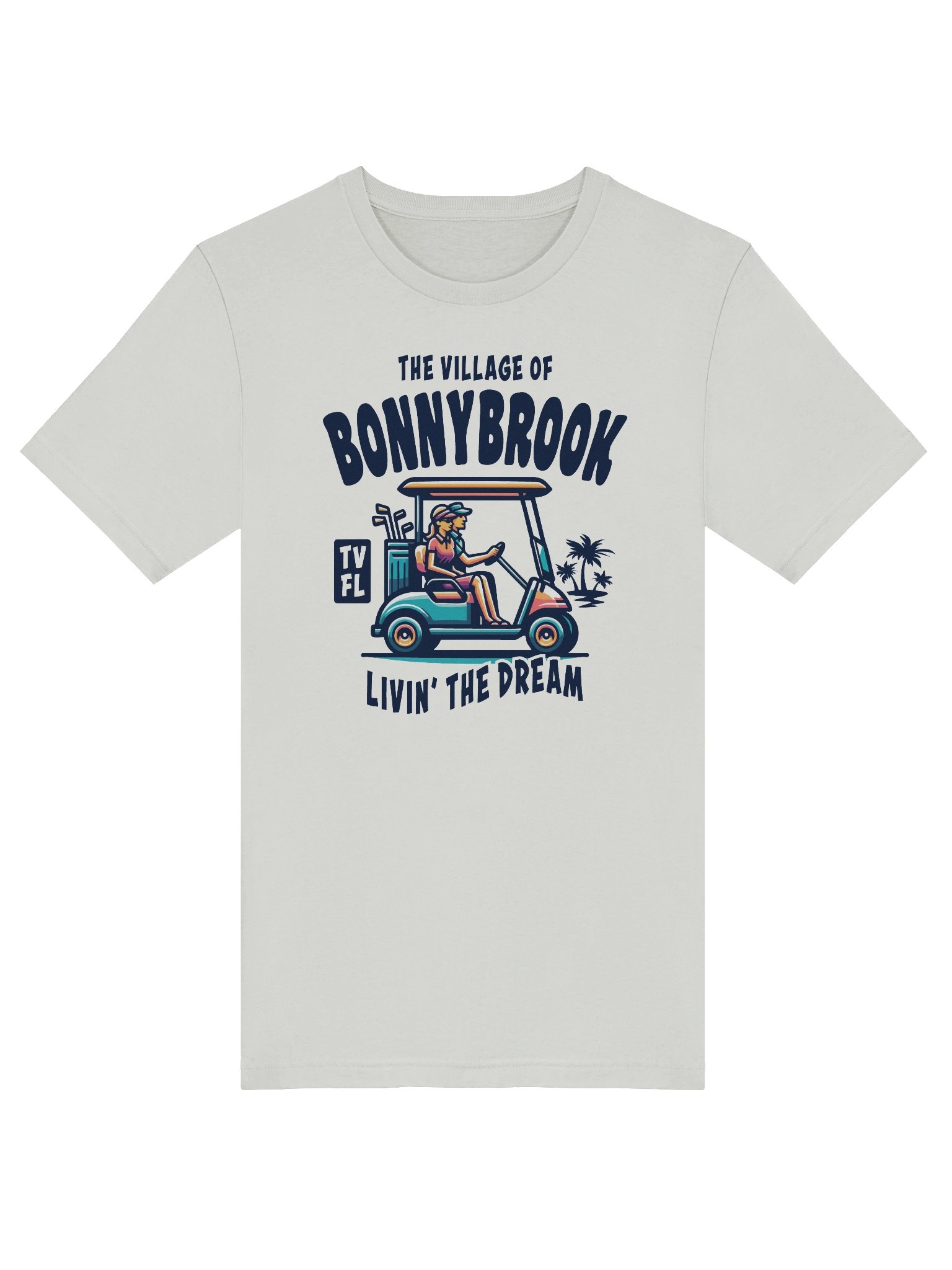 The Village of Bonnybrook TV FL Golf Cart Design T-Shirt product image (44)