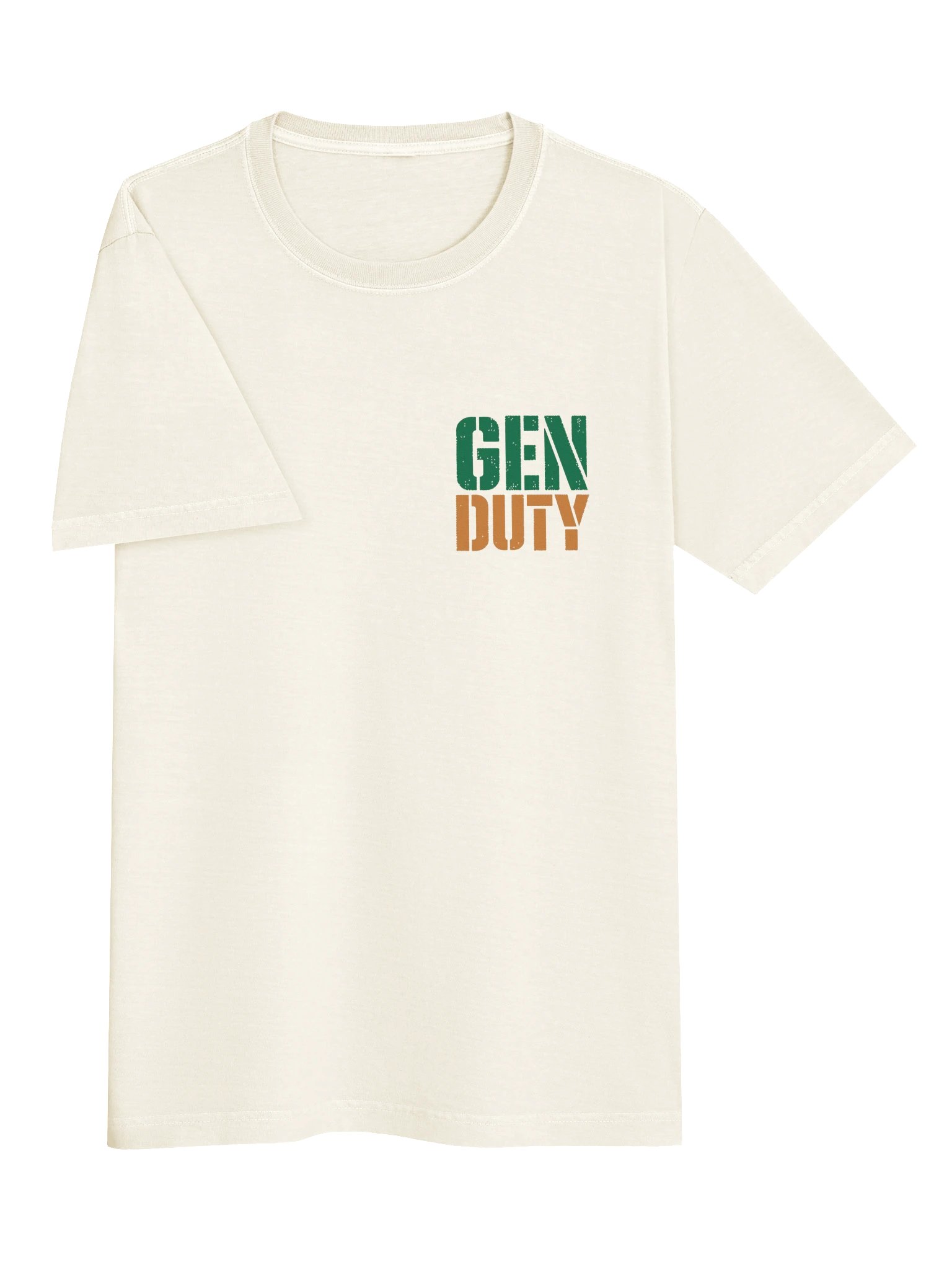 Raised on Gen Duty (Heavyweight garment-dyed tee) product image (5)