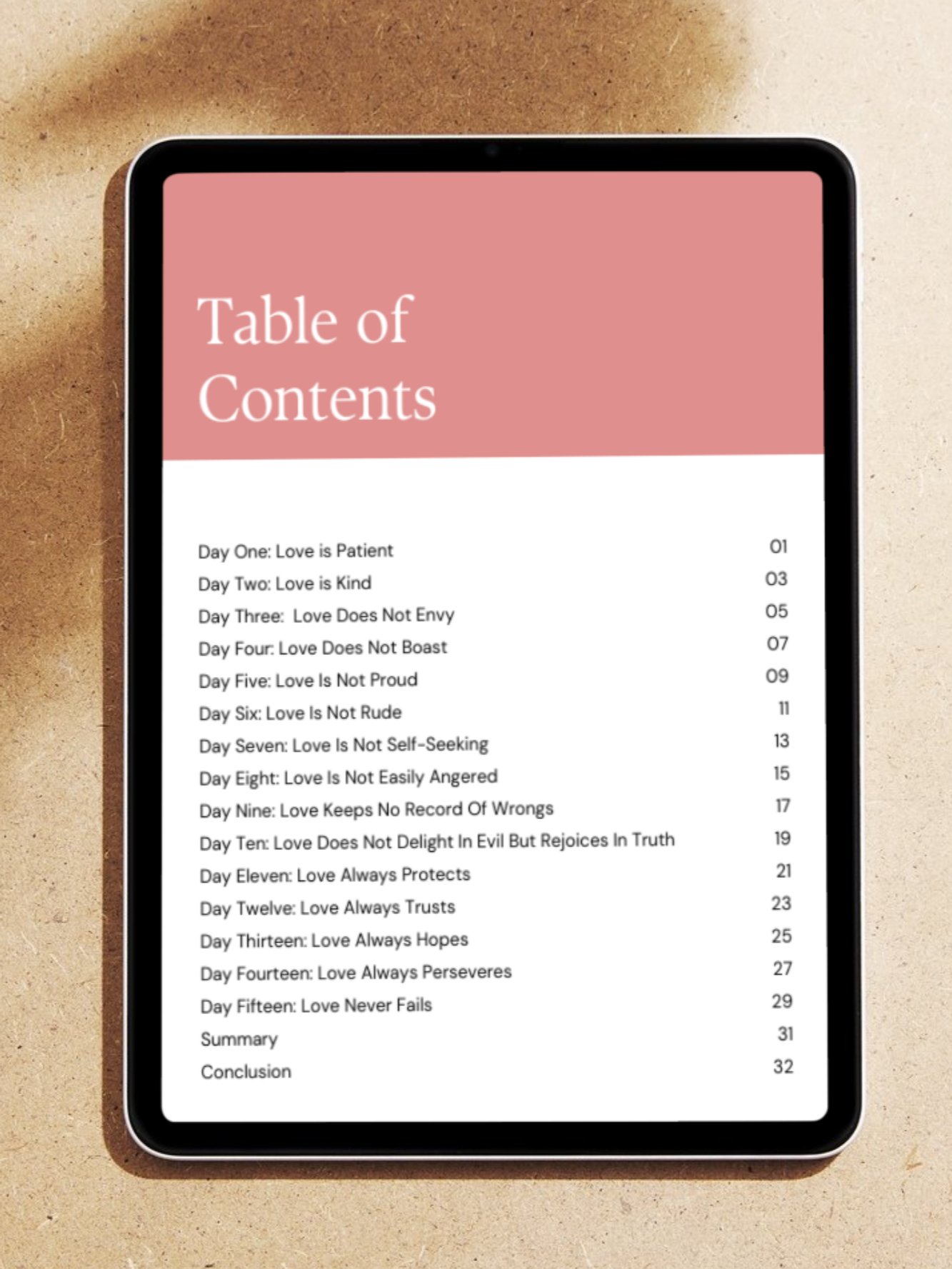 Living a Life of Love Workbook product image (3)