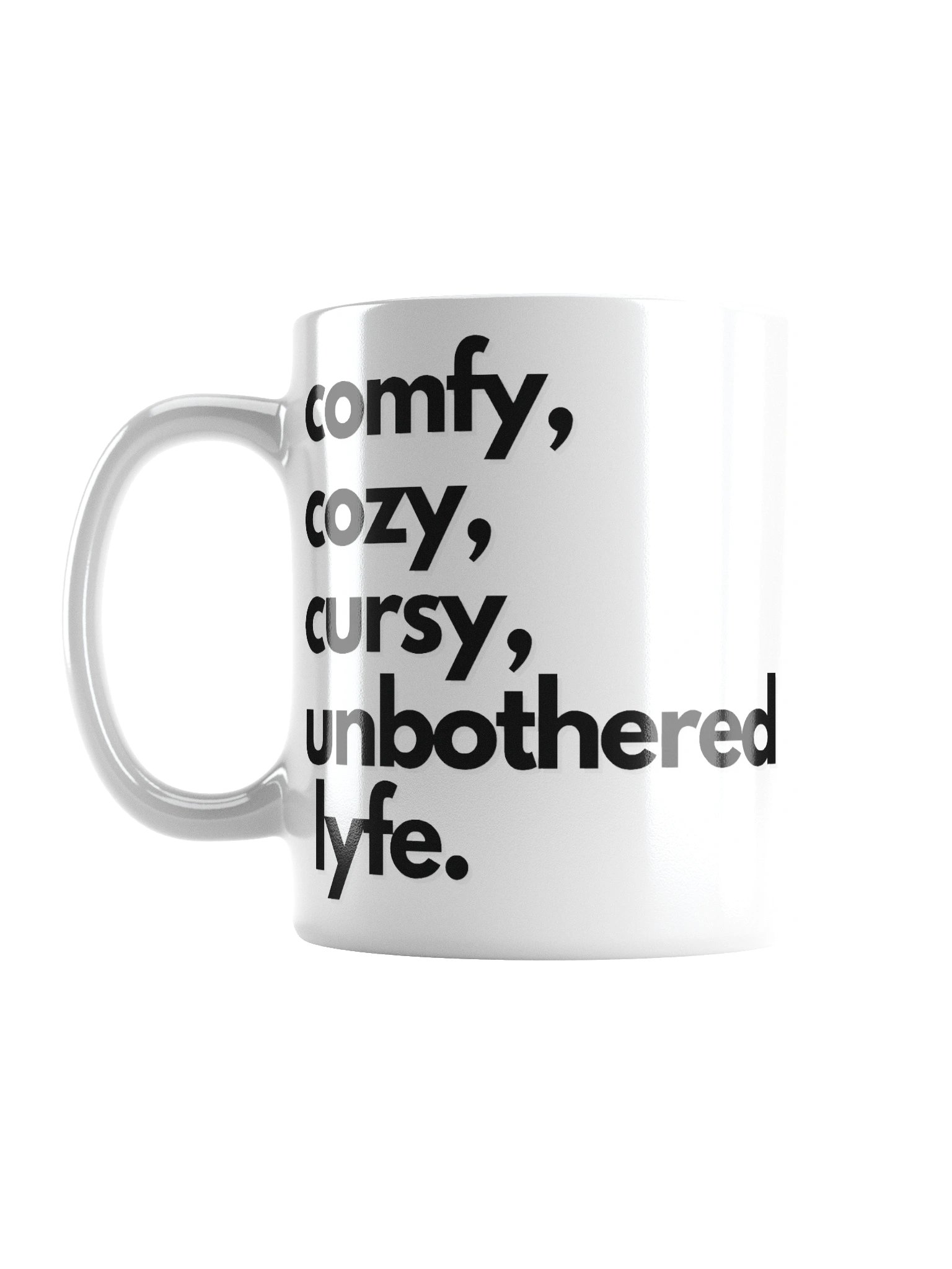 Unbothered Lyfe - ComfyCozyCursy Mug product image (3)