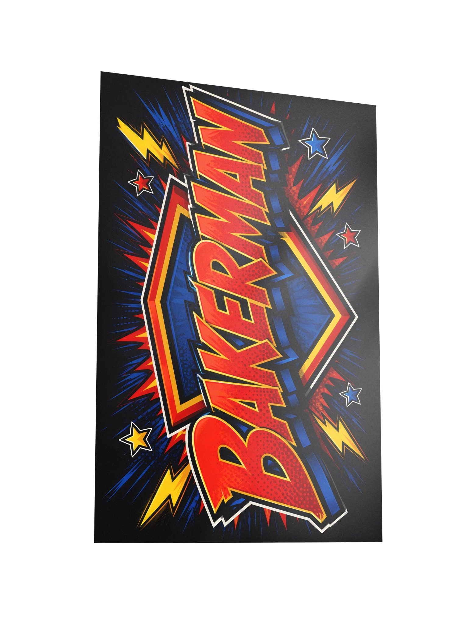 BakerMan Comic Pop Art Poster product image (3)