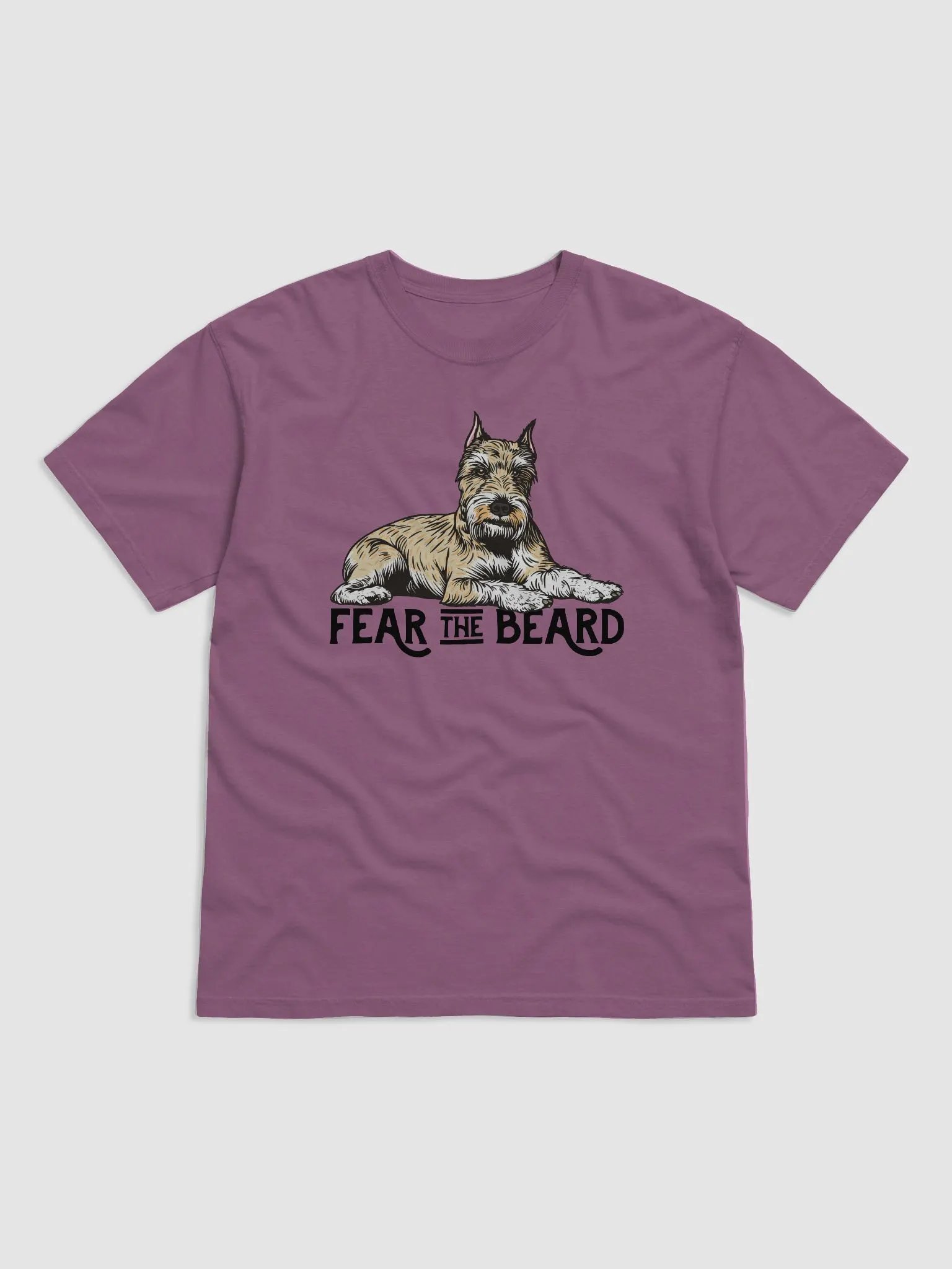 Fear the Beard T-Shirt of a Schnauzer(Wheaten 2) | Funny T-Shirt for Bearded Dog Paw-rents product image (1)