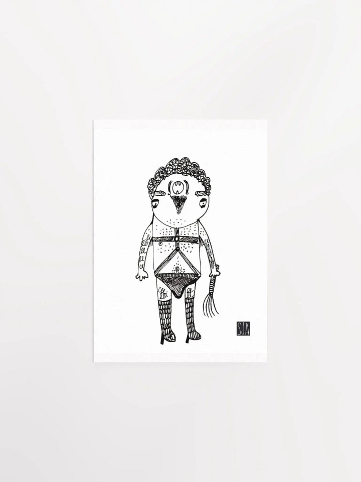 Guy I Saw One Time At The Blues Festival matte poster product image (1)