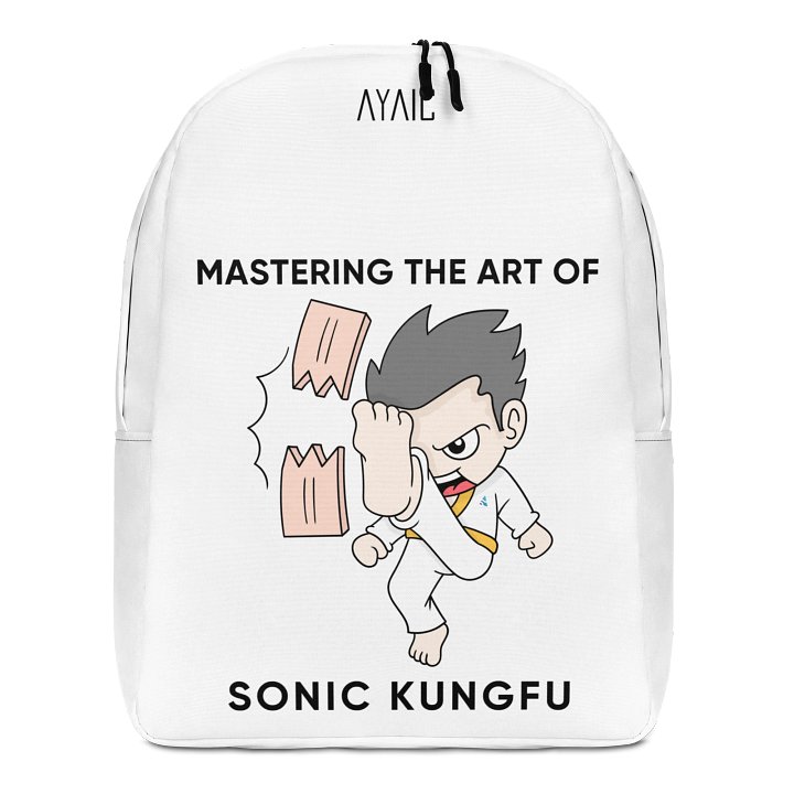 Minimalist Sonic Kungfu Backpack product image (1)