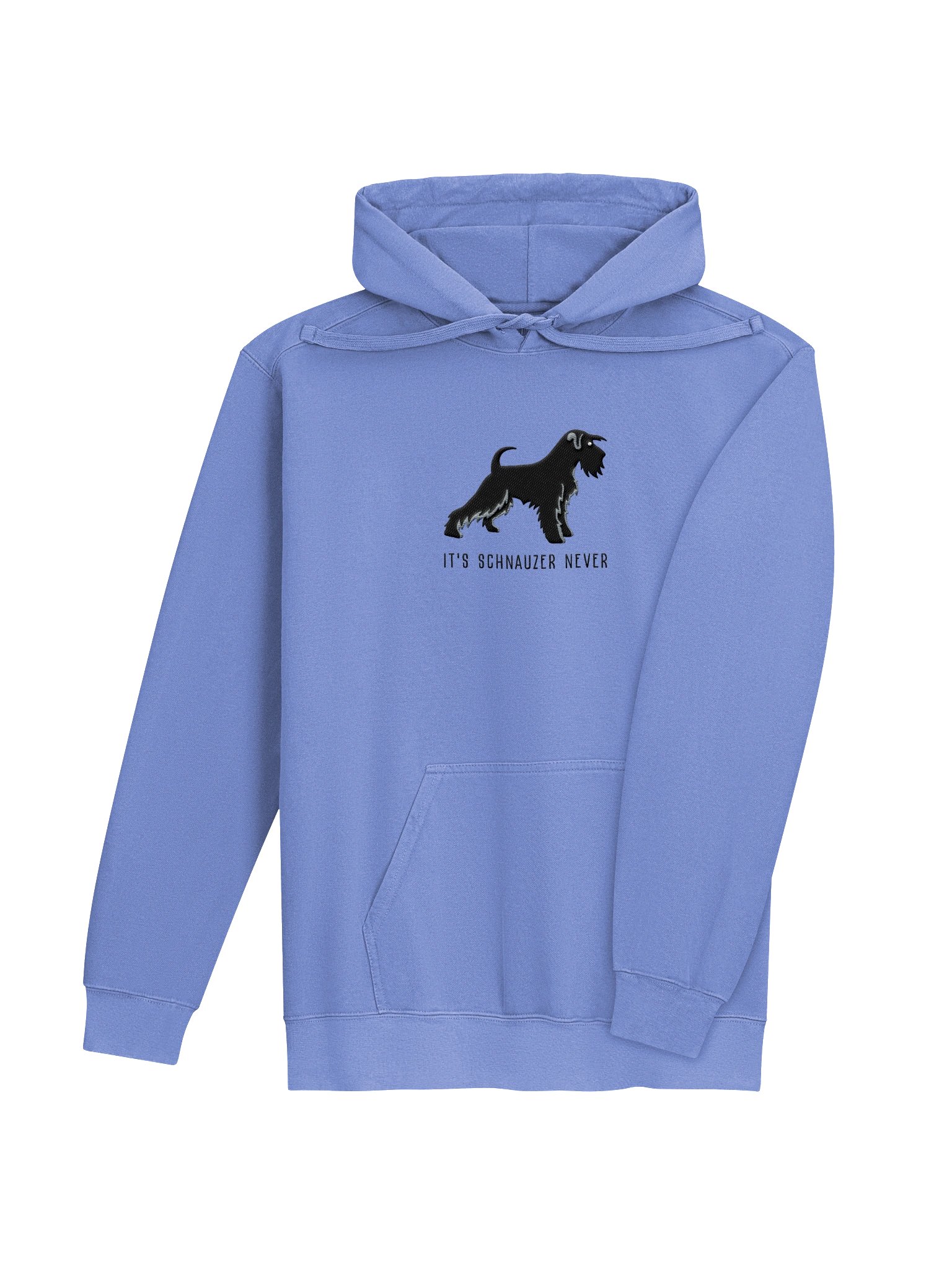 It's Schnauzer Never Premium Hoodie (Embroidered) of a Miniature Schnauzer(Black) product image (23)