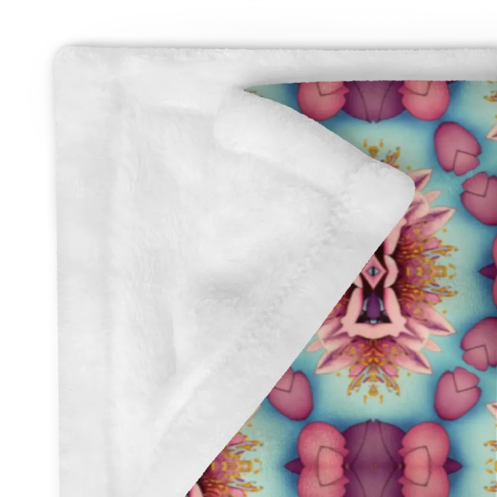 Vibrant Florals & Hearts Throw Blanket product image (12)