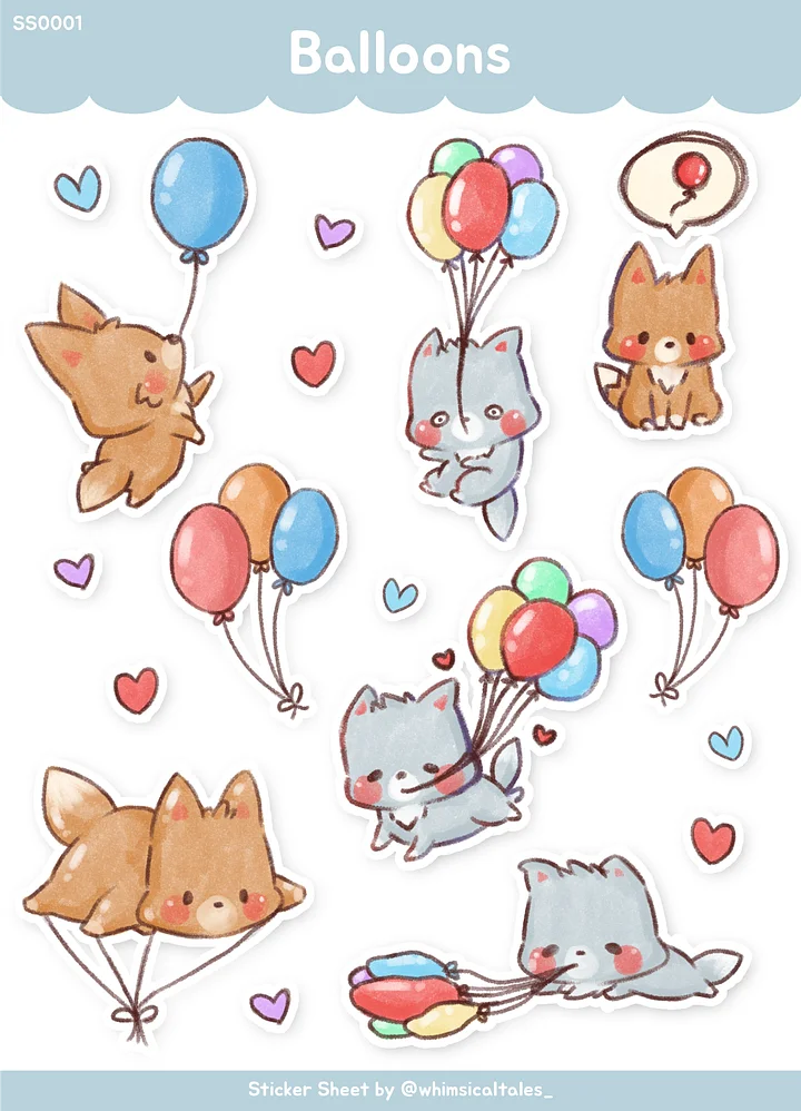 Balloons! | Sticker Sheet product image (1)