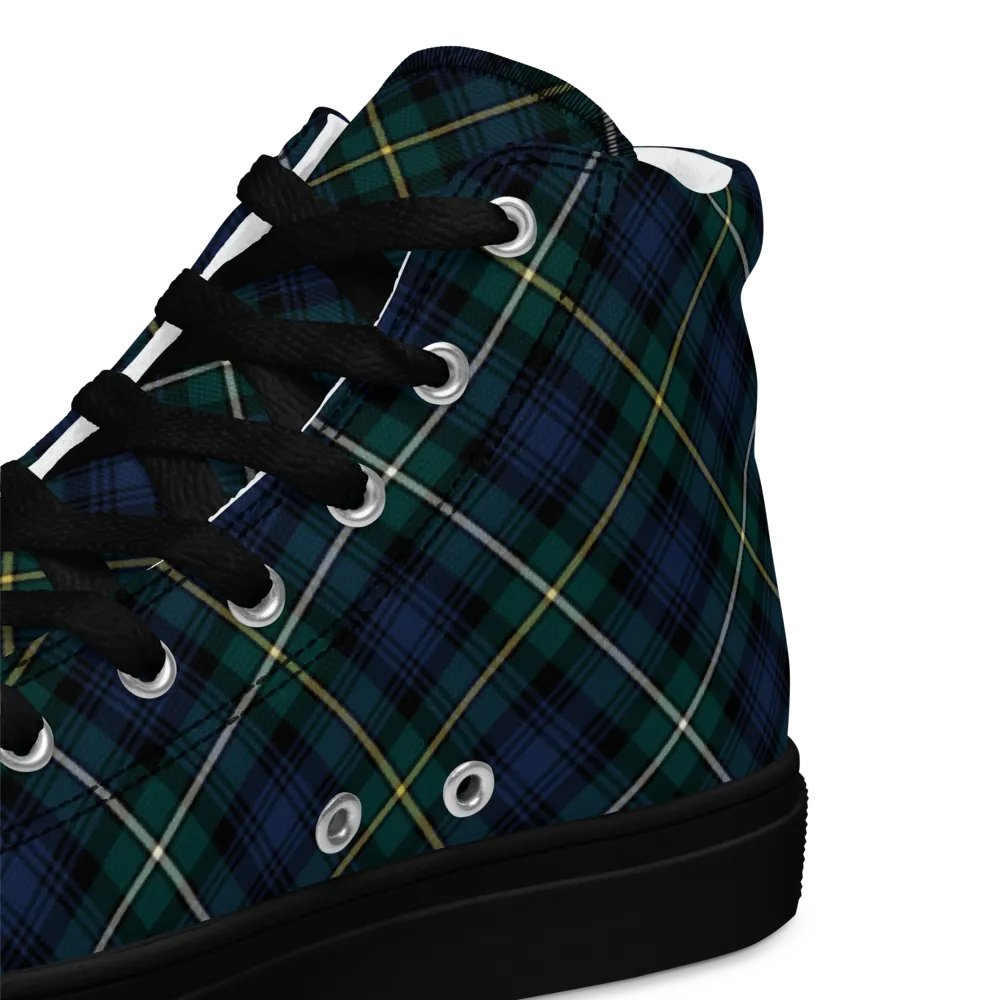 Campbell Tartan Men's High Top Shoes product image (12)