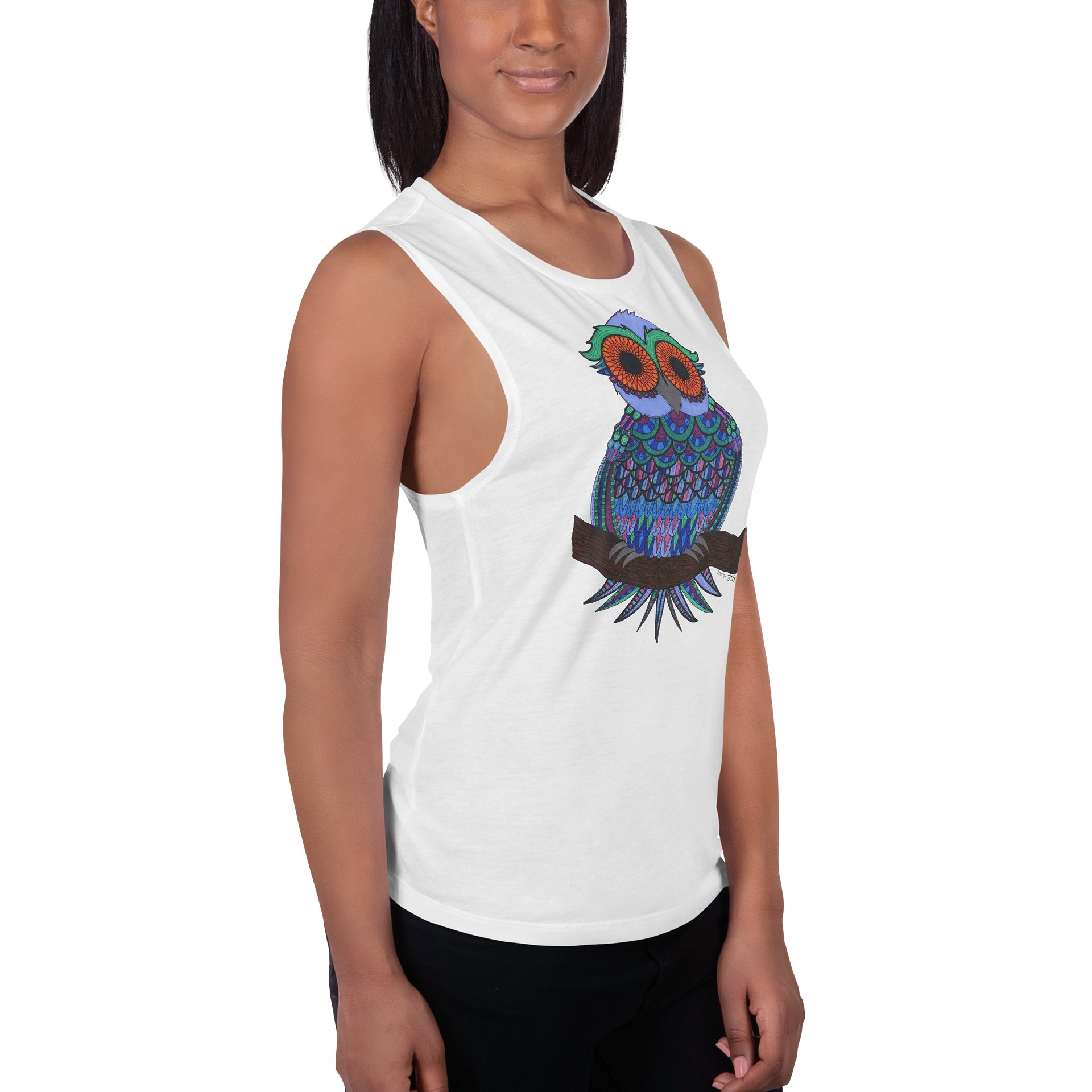 Oddball Owl Tank Top product image (3)
