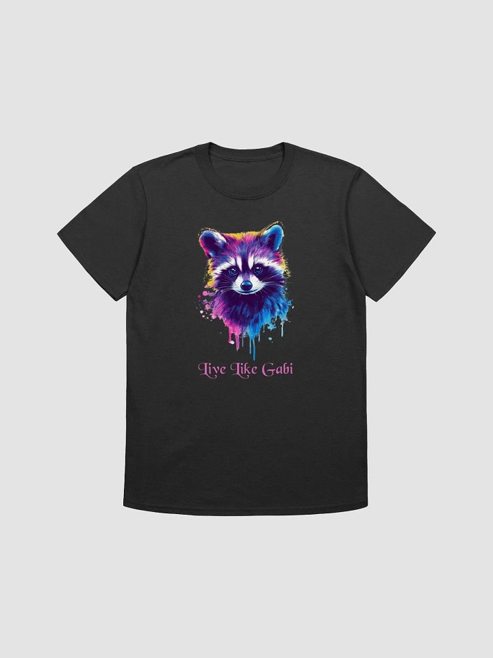 Vibrant Raccoon Art Unisex T-Shirt product image (1)