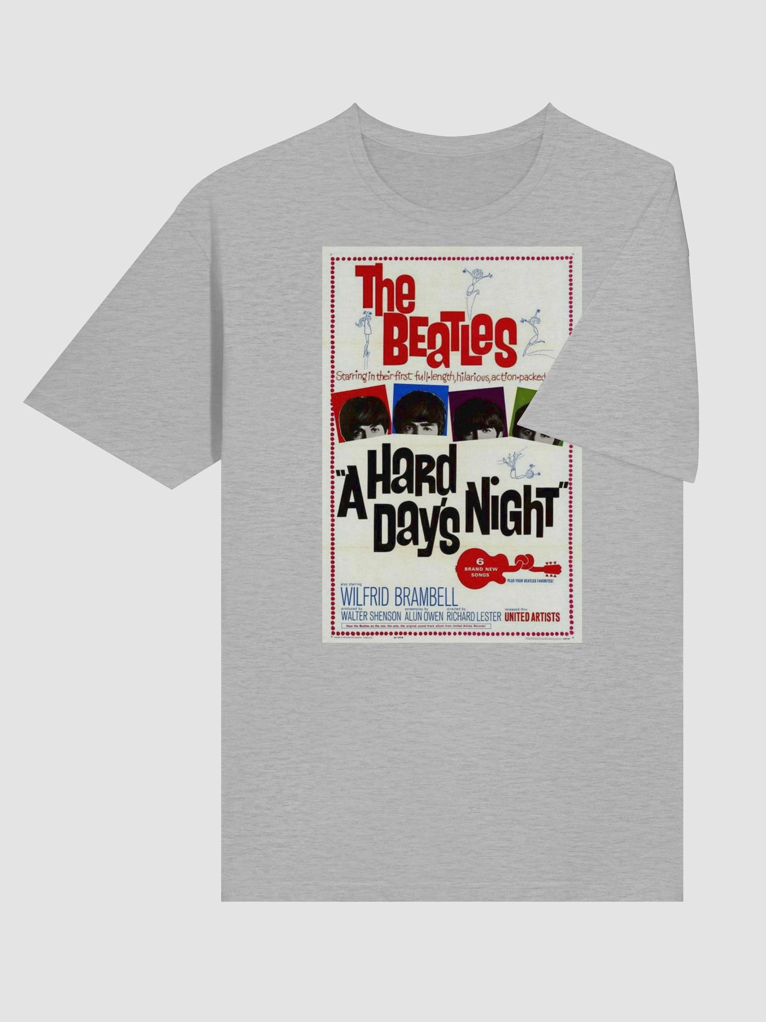 The Beatles “A Hard Day’s Night” T-Shirt | Vintage Movie Poster Rock Band Graphic Tee product image (4)