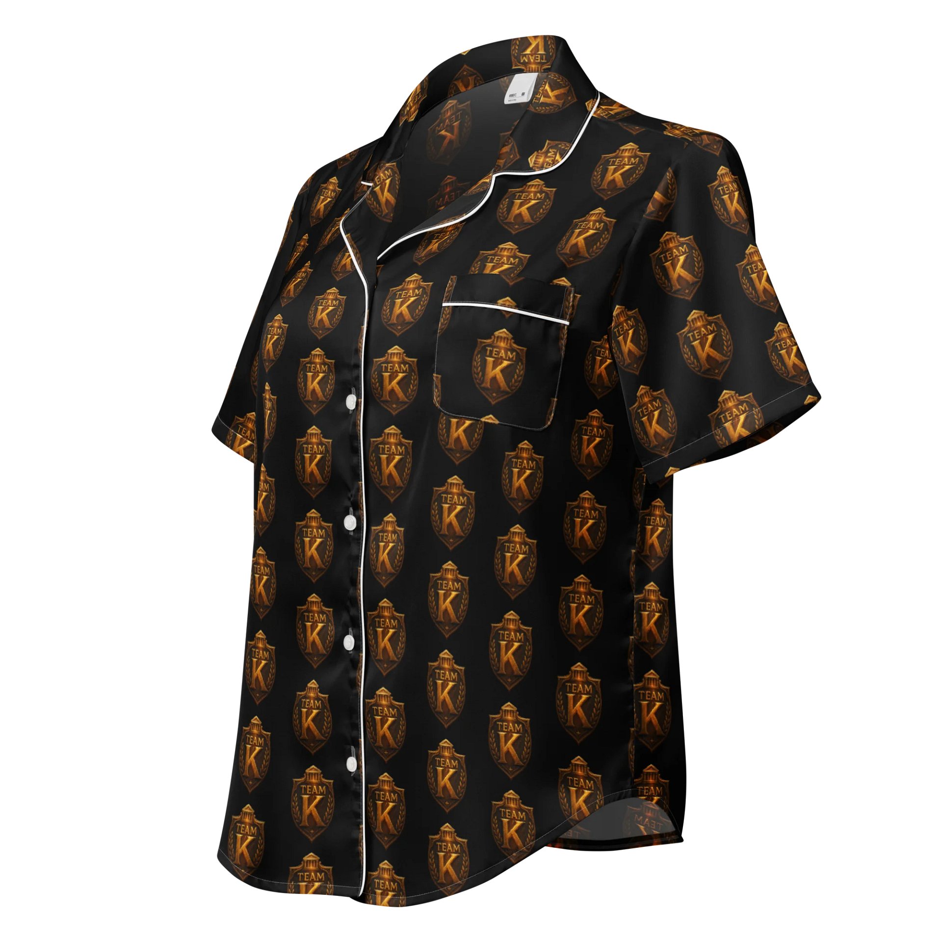Team K V-5 Women's Short Sleeve Pajama Top product image (1)