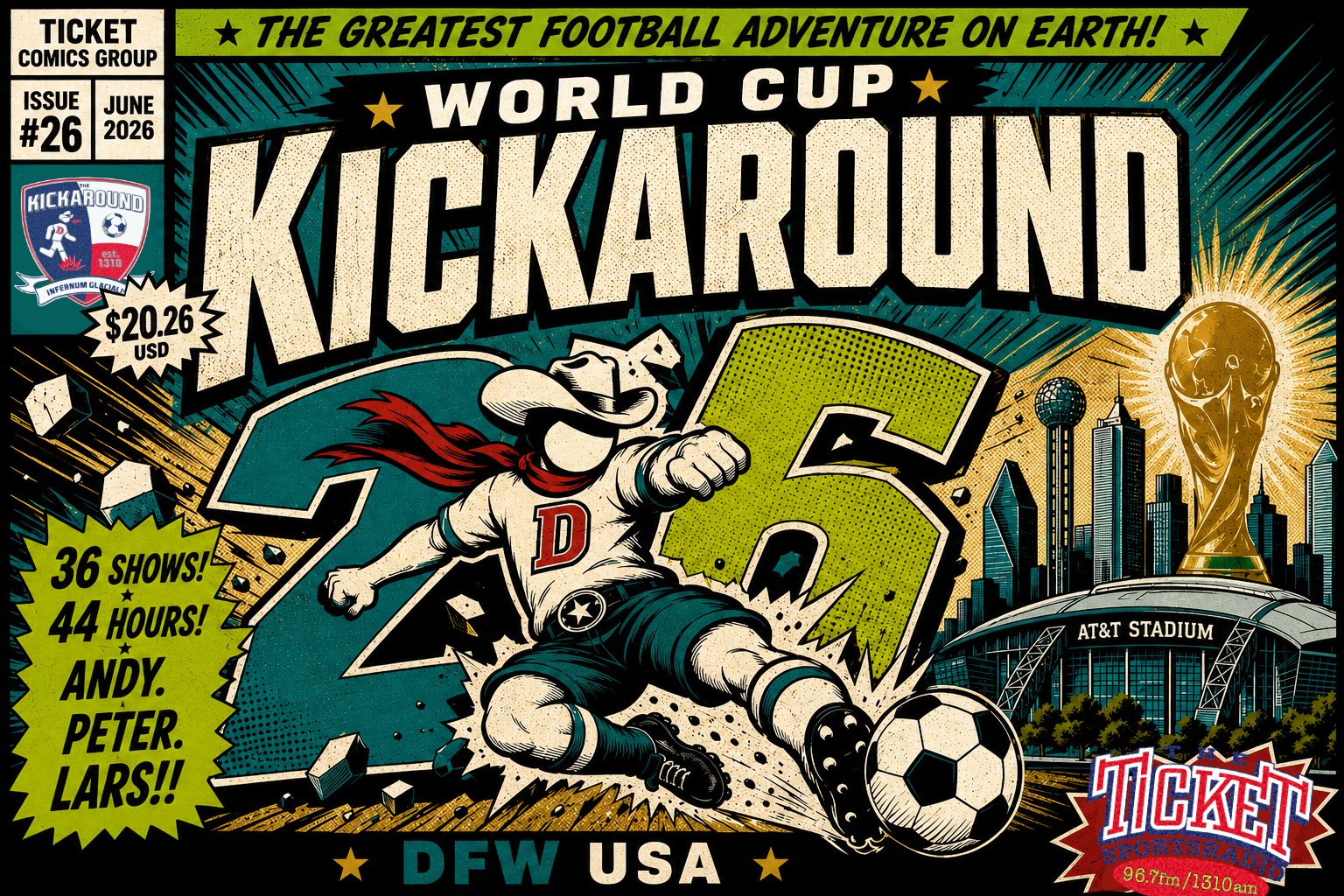 WORLD CUP KICKAROUND STICKER product image (1)
