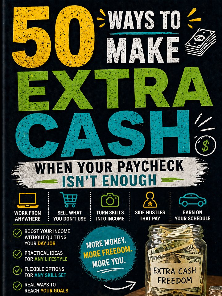 50 Ways to Make Extra Cash When Your Paycheck Isn’t Enough product image (1)