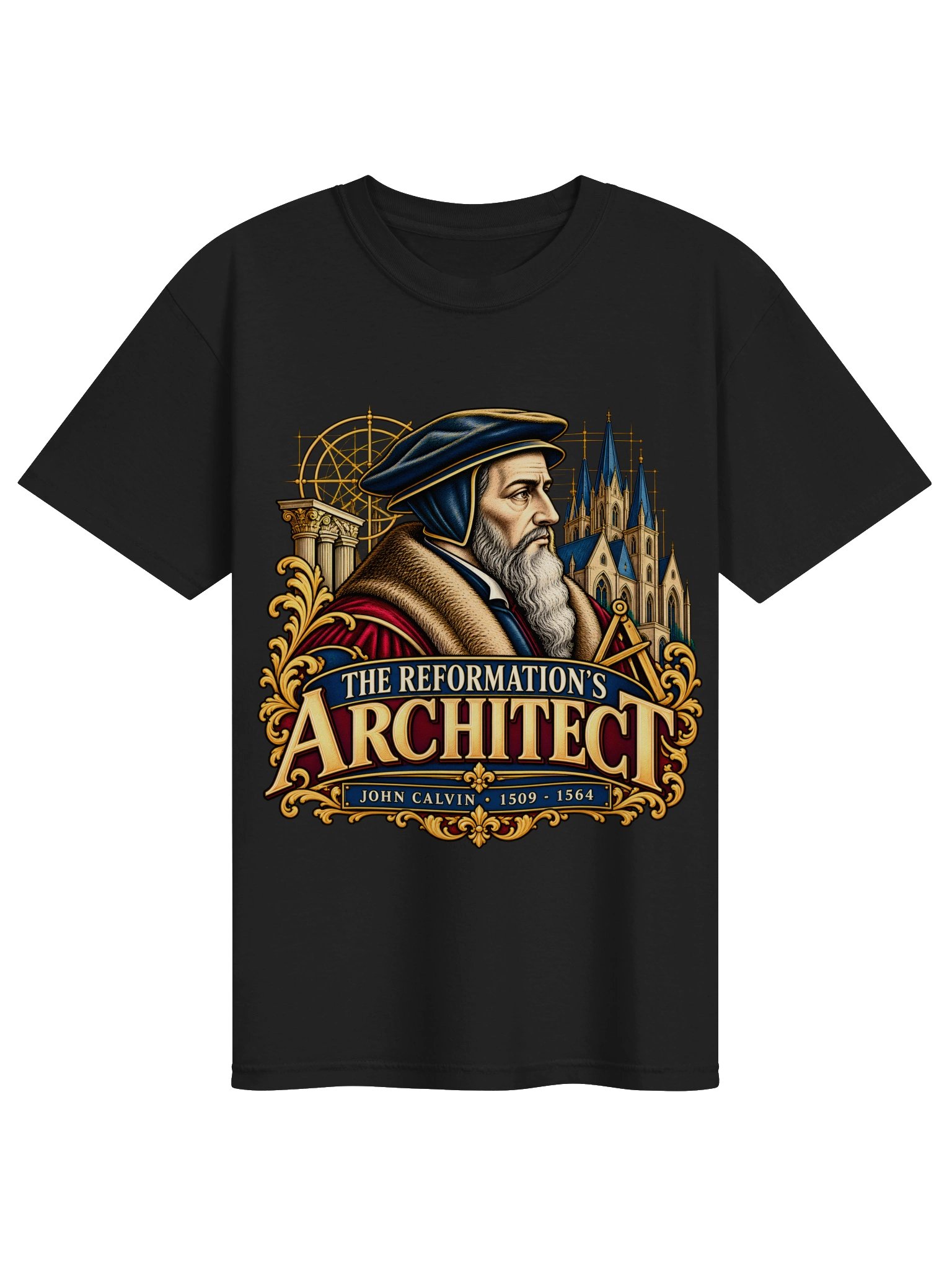 The Reformation’s Architect — John Calvin (Center Back) product image (1)
