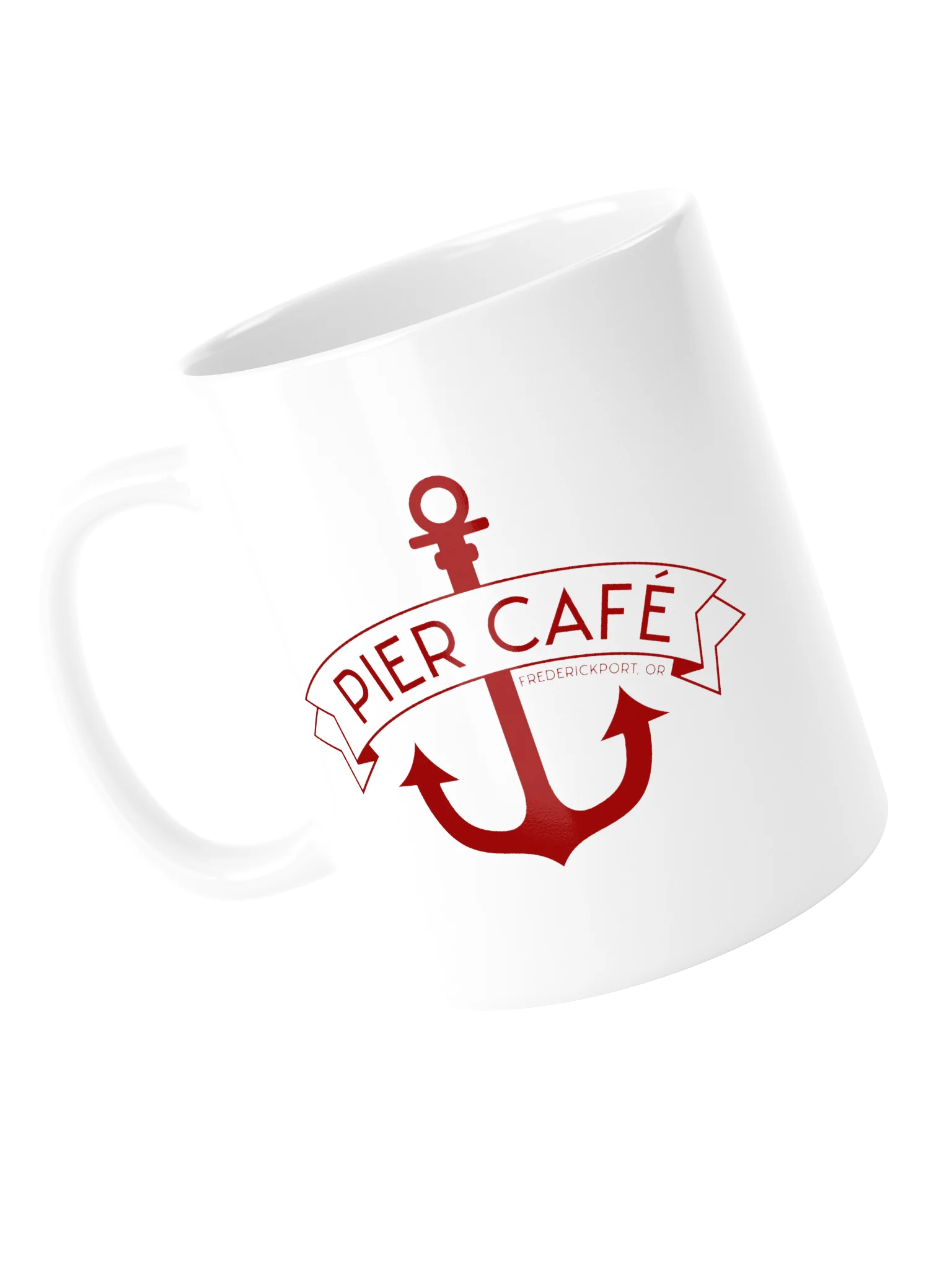Pier Cafe Red Coffee Mug product image (5)