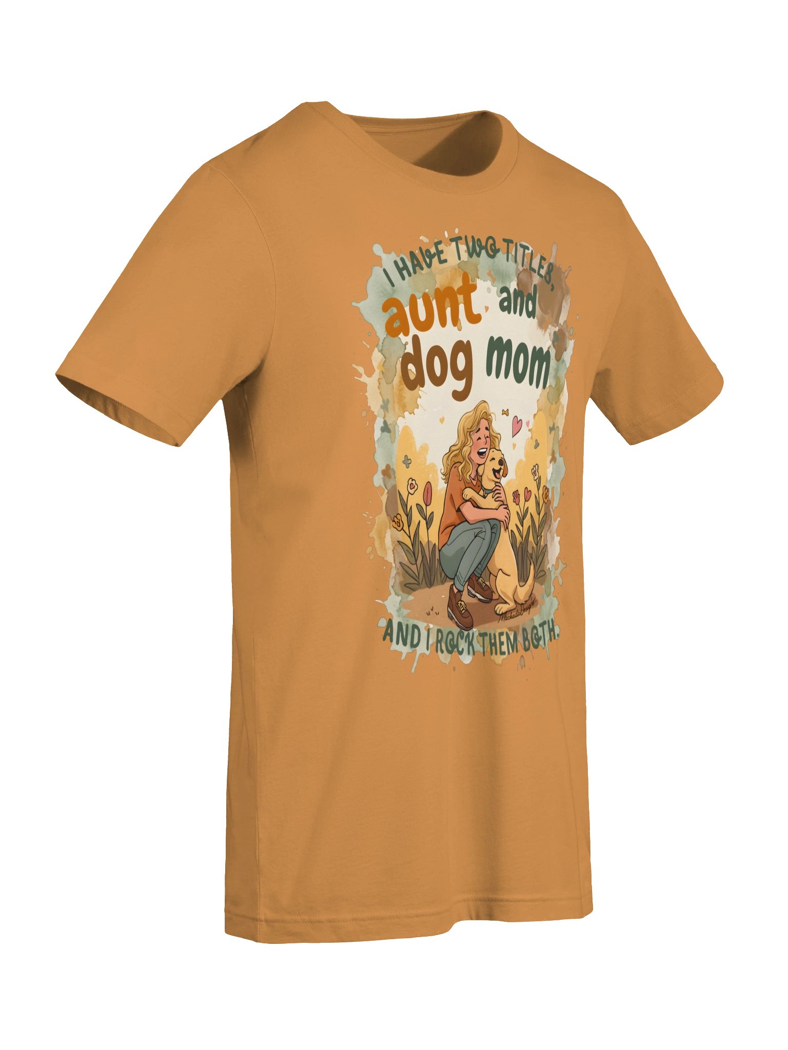 I Have Two Titles Aunt & Dog Mom Tee product image (68)