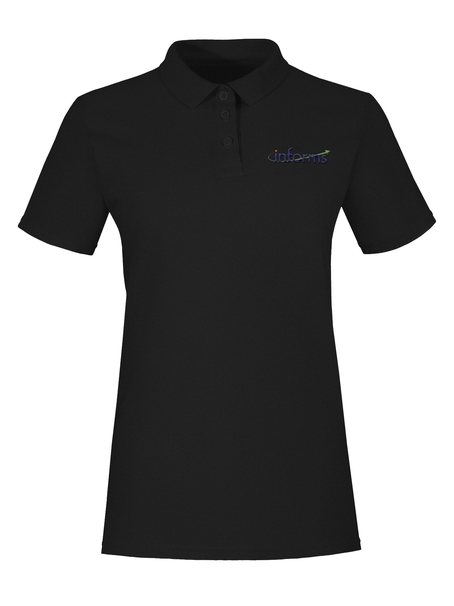 Women's Black INFORMS Polo Shirt - Color Logo product image (5)