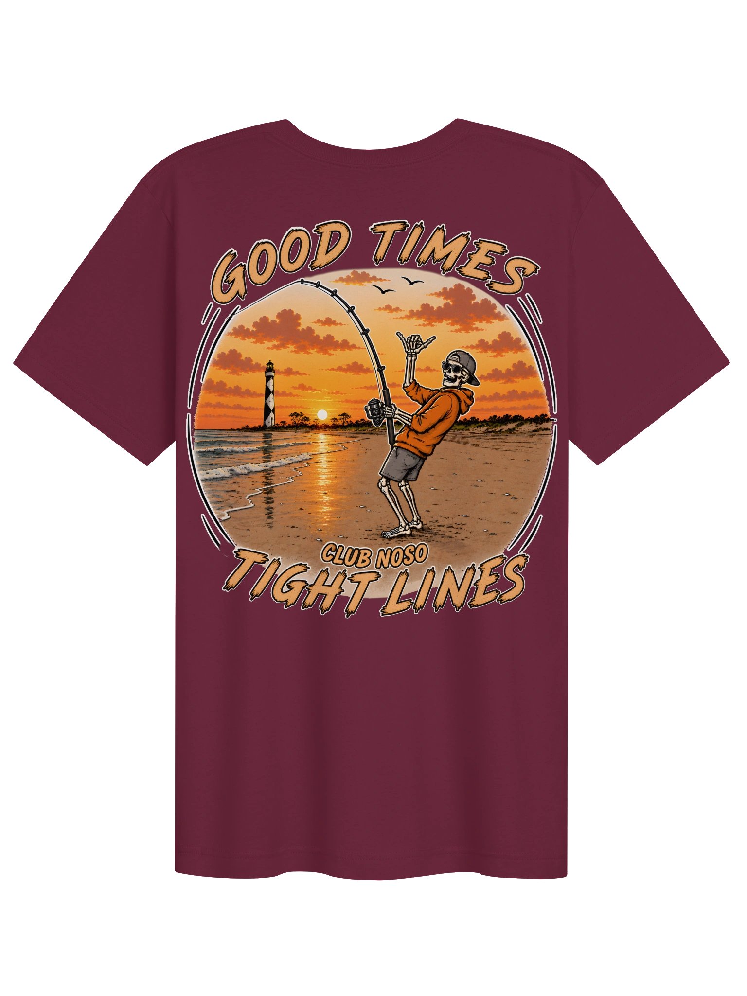 Tight Lines and Good times Skeleton Tee product image (2)
