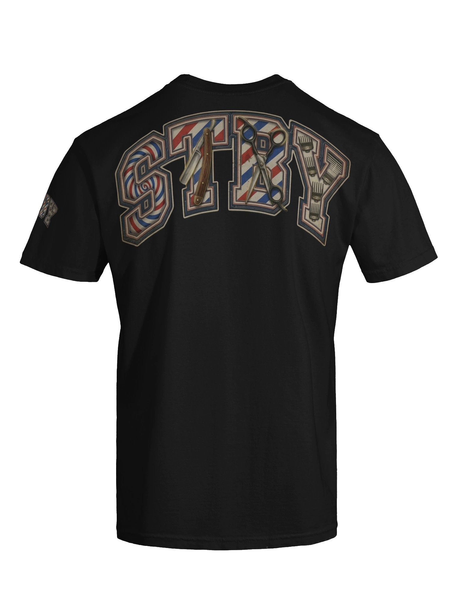 Barber-themed STBY Graphic T-Shirt product image (73)