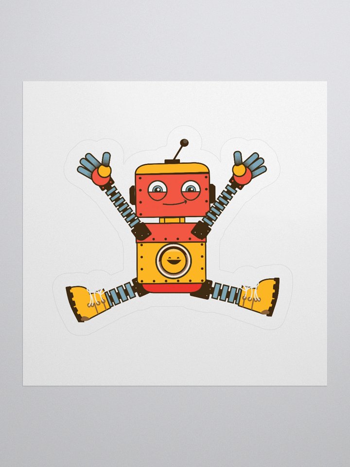 Jumping Rusty Sticker – Rusty's World product image (2)