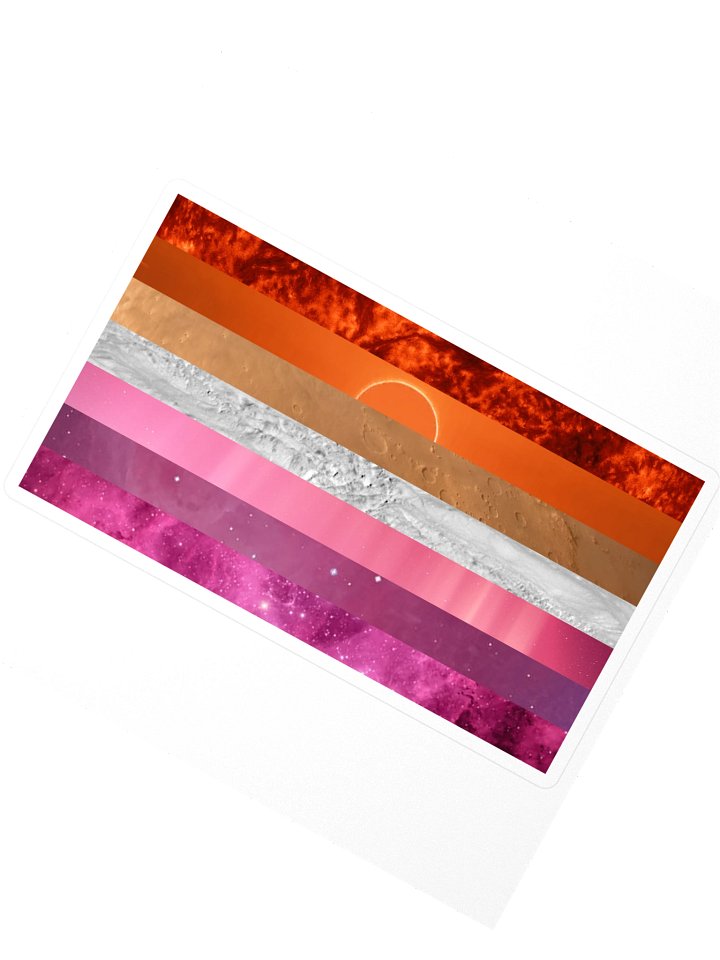 Lesbian Space Pride Sticker product image (2)