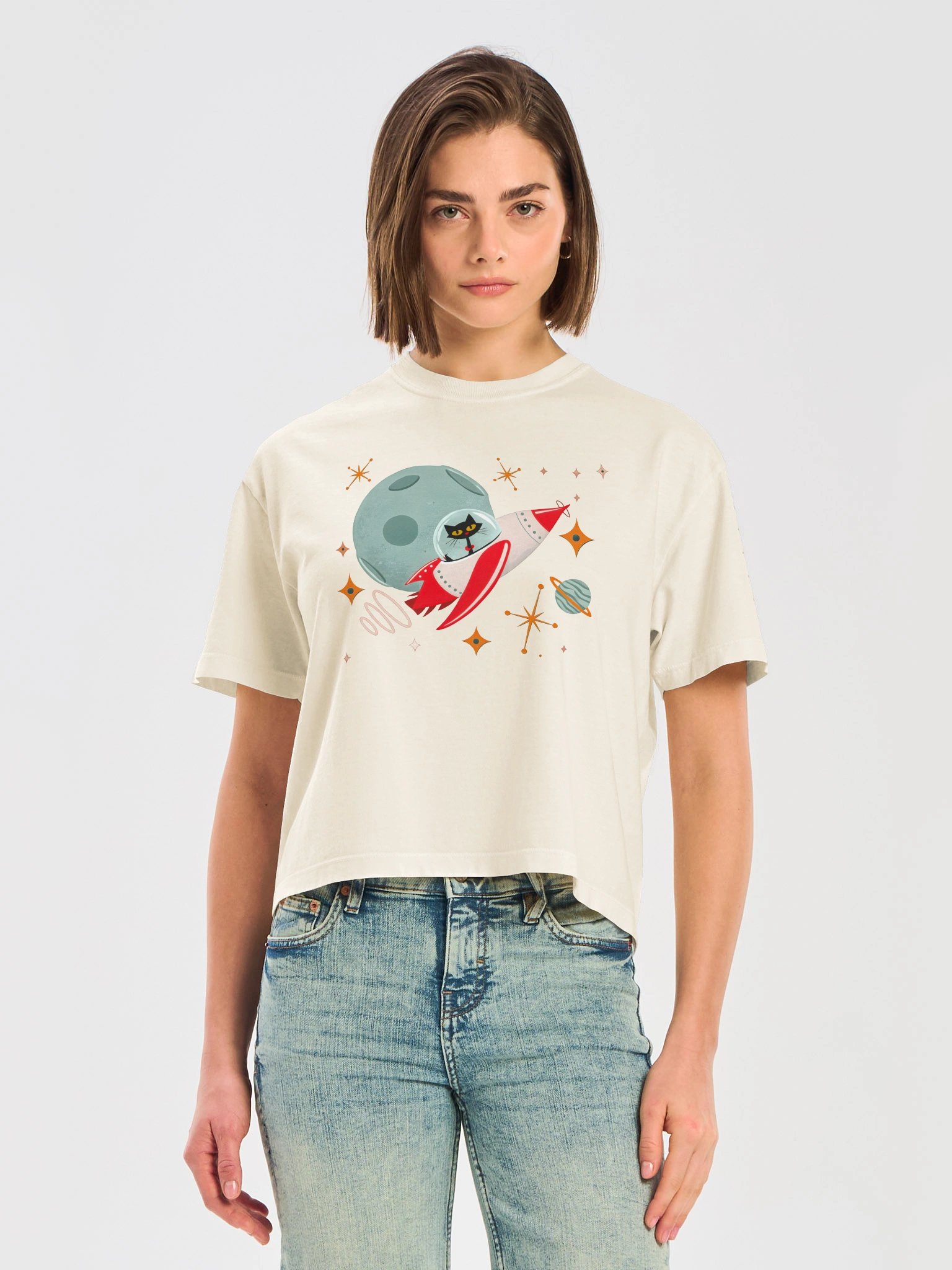Atomic Cat Boxy Tee product image (3)