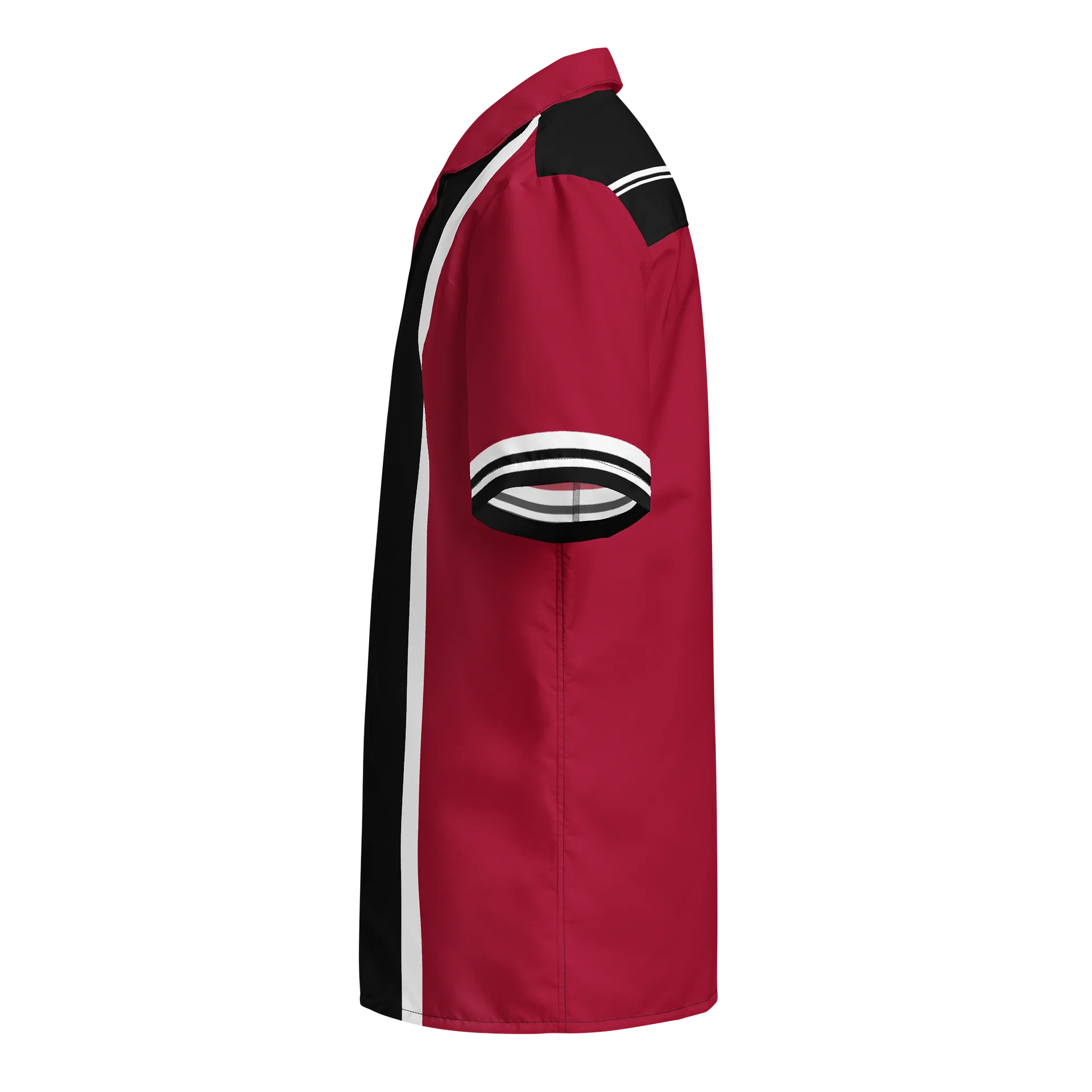 Red Kat Skull Bowling Shirt product image (3)