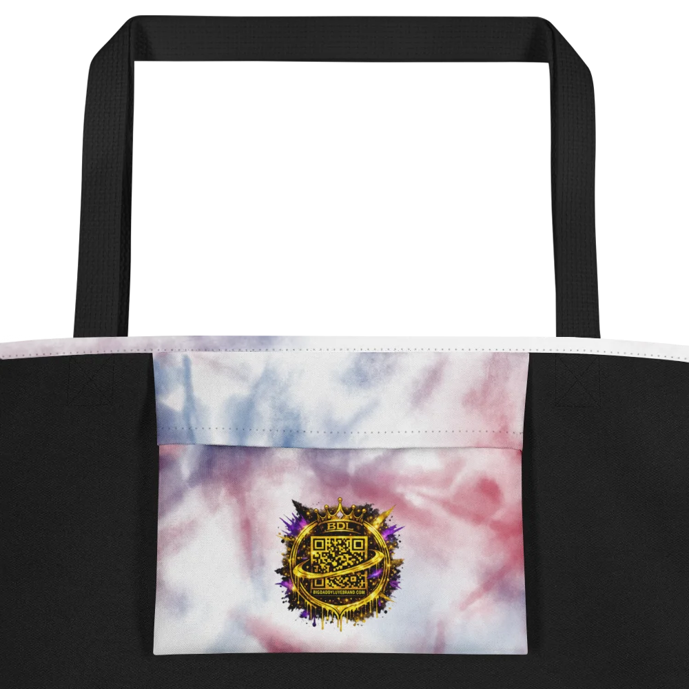 Love Rose Tie-Dye Tote Bag product image (2)