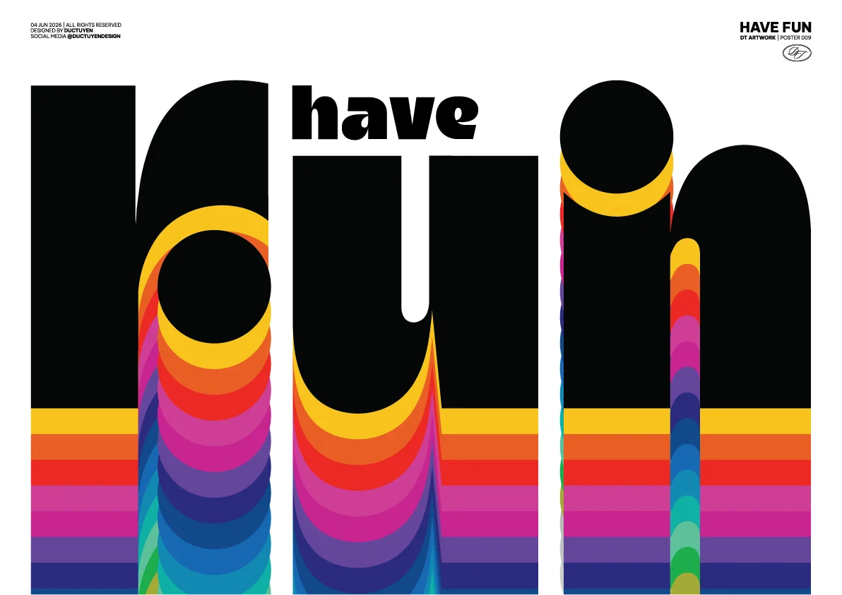 "Have Fun" Print Poster (Unframe) product image (1)