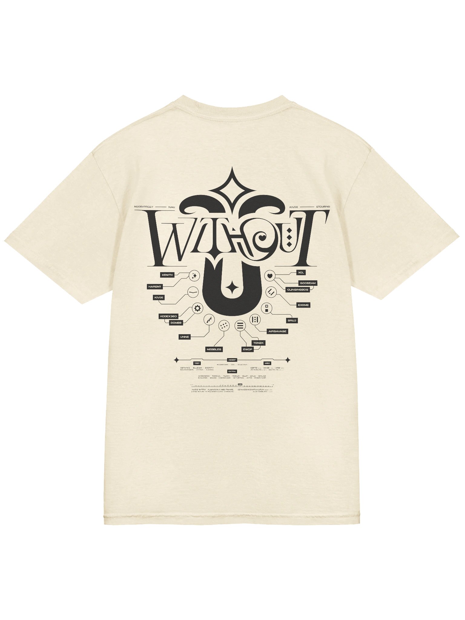 W/O U Black/Ivory Shirt product image (4)
