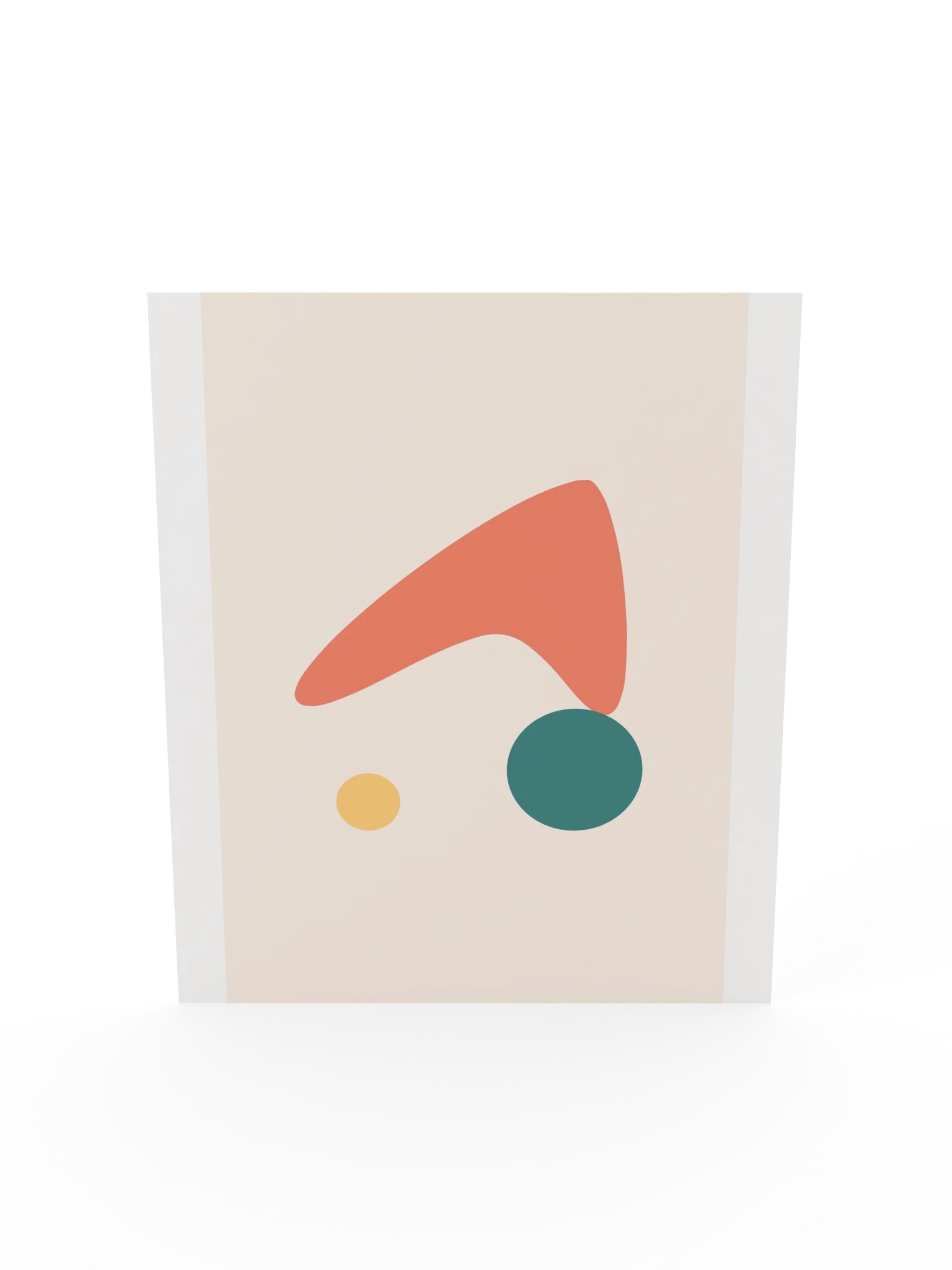 Coral Boomerang Print | Retro Bathroom Wall Art product image (7)