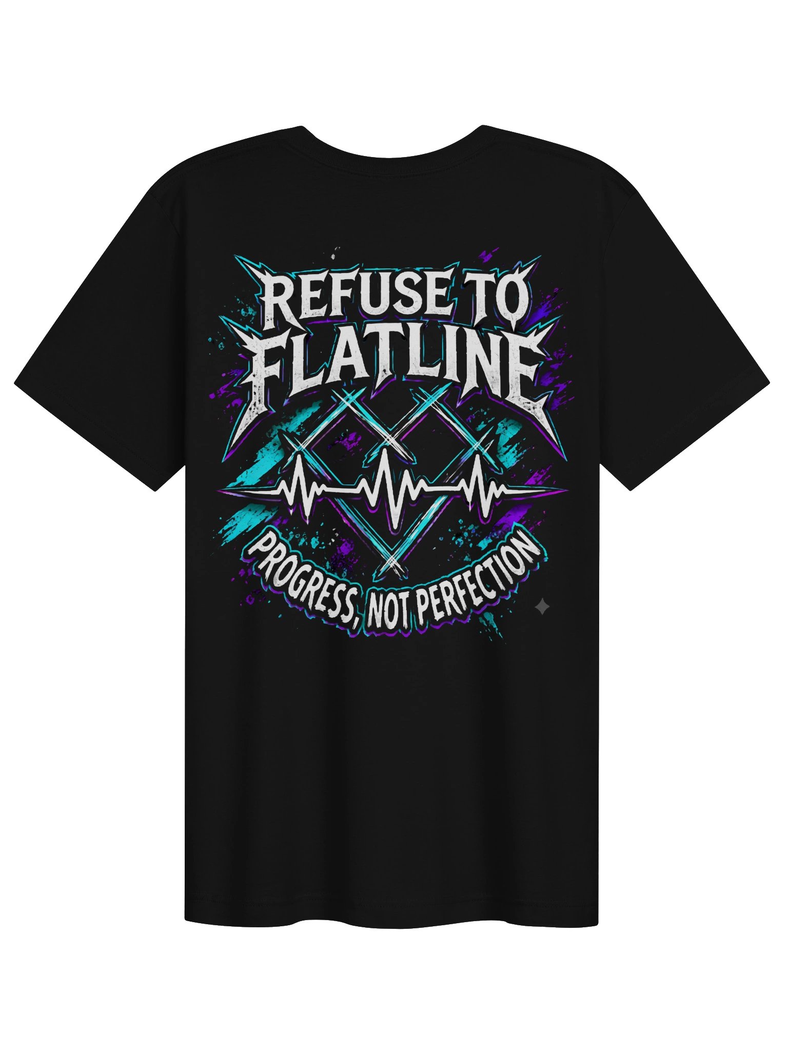 Refuse to Flatline official tee product image (2)