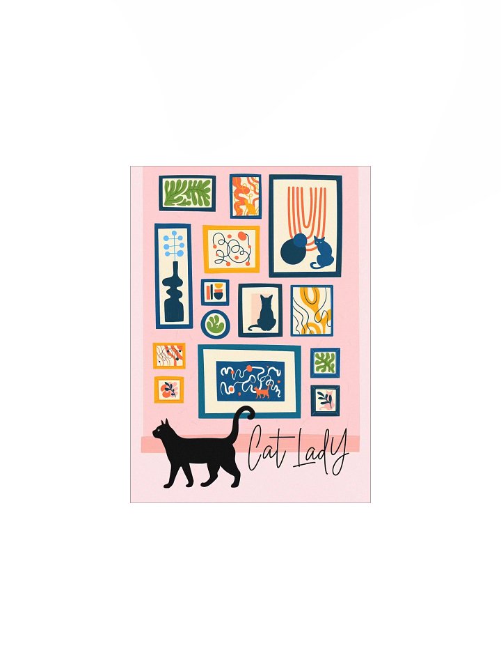 Cat Lady Gallery Wall Poster product image (4)